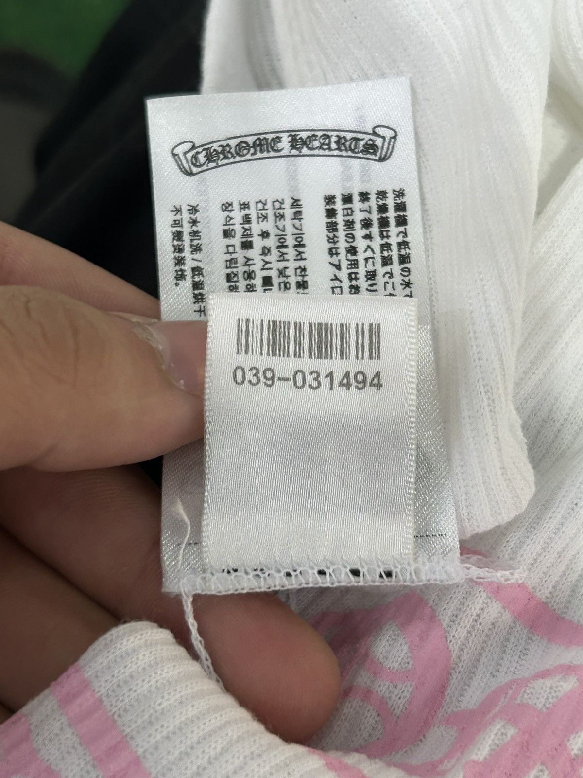 Chrome Hearts Chrome Hearts Pink T Bar Rib Tank Top Size US M / EU 48-50 / 2 - 14 Thumbnail