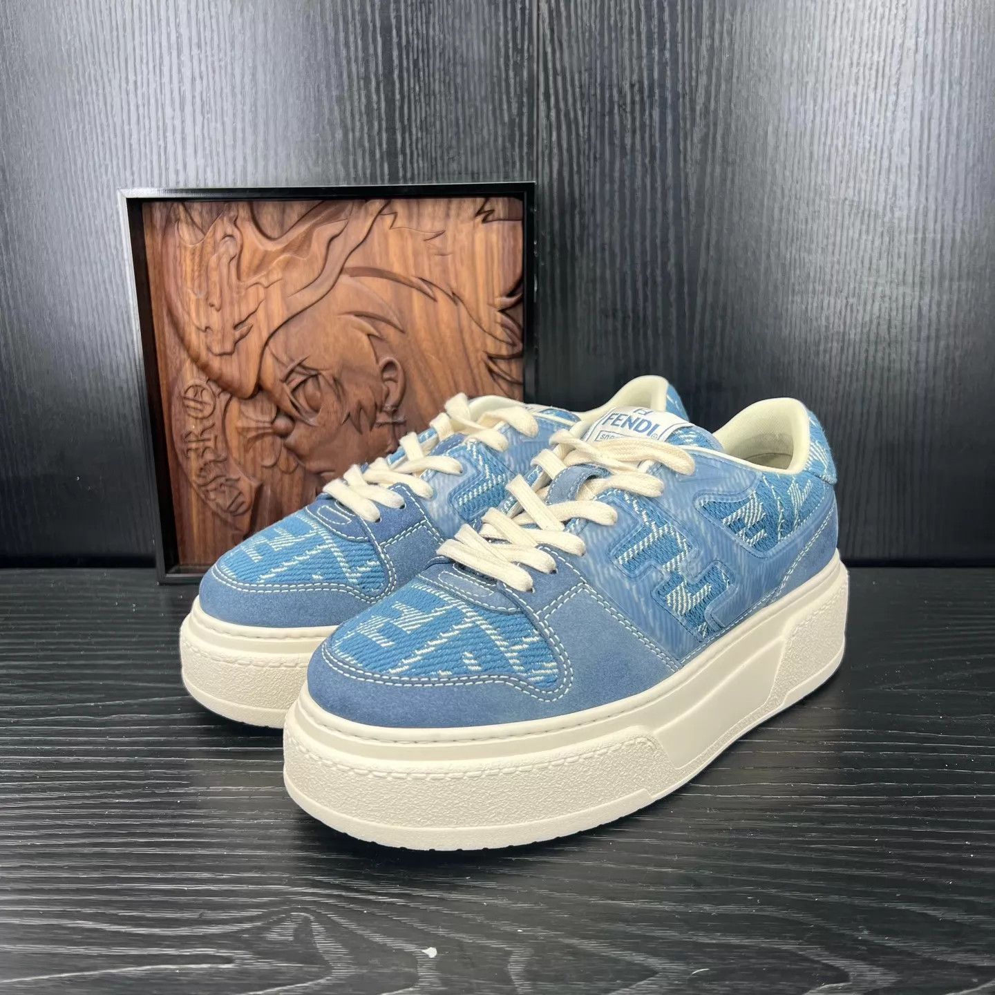 Fendi Fendi Match Light Blue 'Pantone' 37.5 99 New Size US 7 / IT 37 - 1 Thumbnail