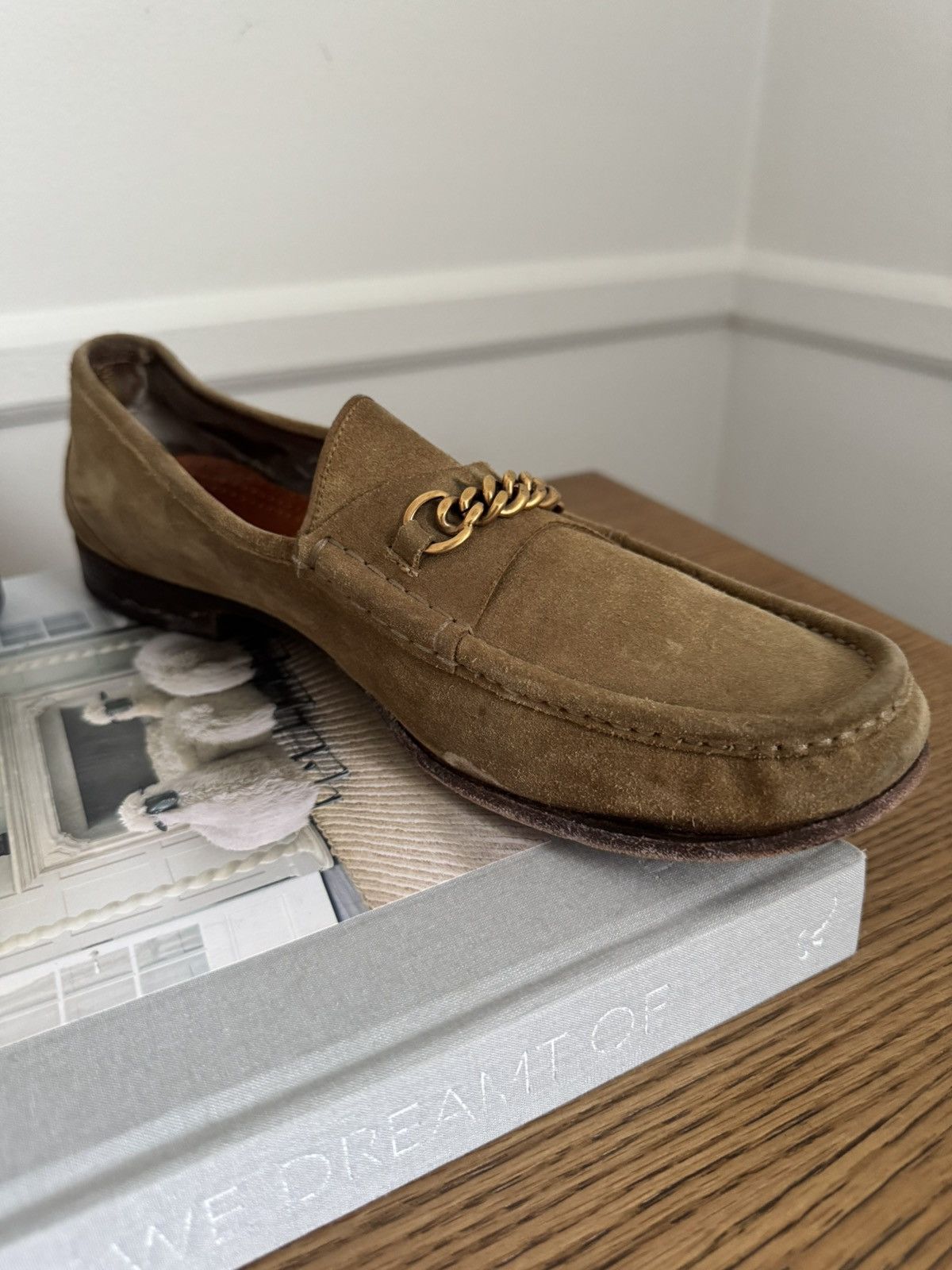 Tom Ford Tom Ford York Chain suede loafers Size US 10 / EU 43 - 10 Thumbnail