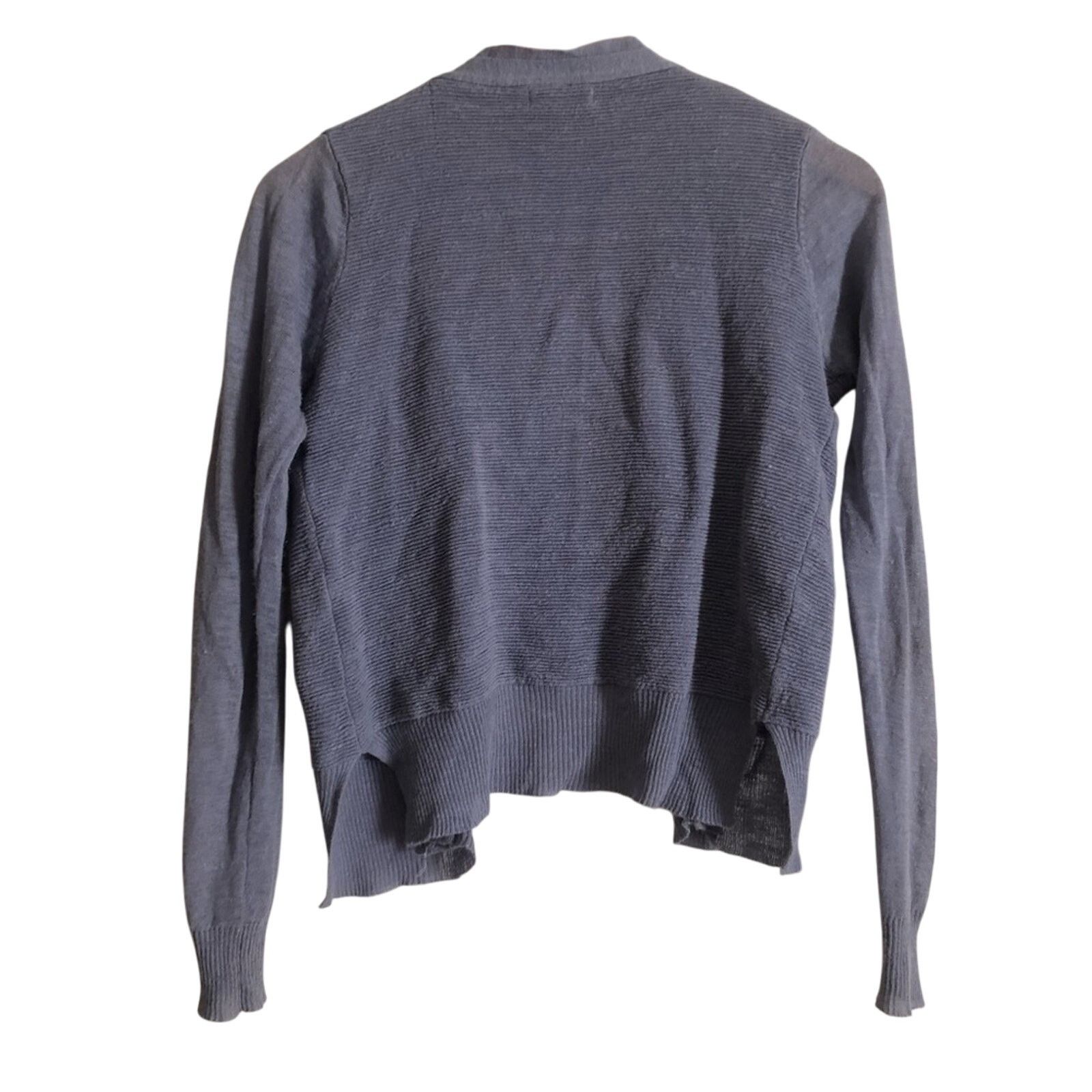 Other Mirui Korean KFashion Purple Ribbed Knit Cardigan Sweater Size XS / US 0-2 / IT 36-38 - 2 Thumbnail