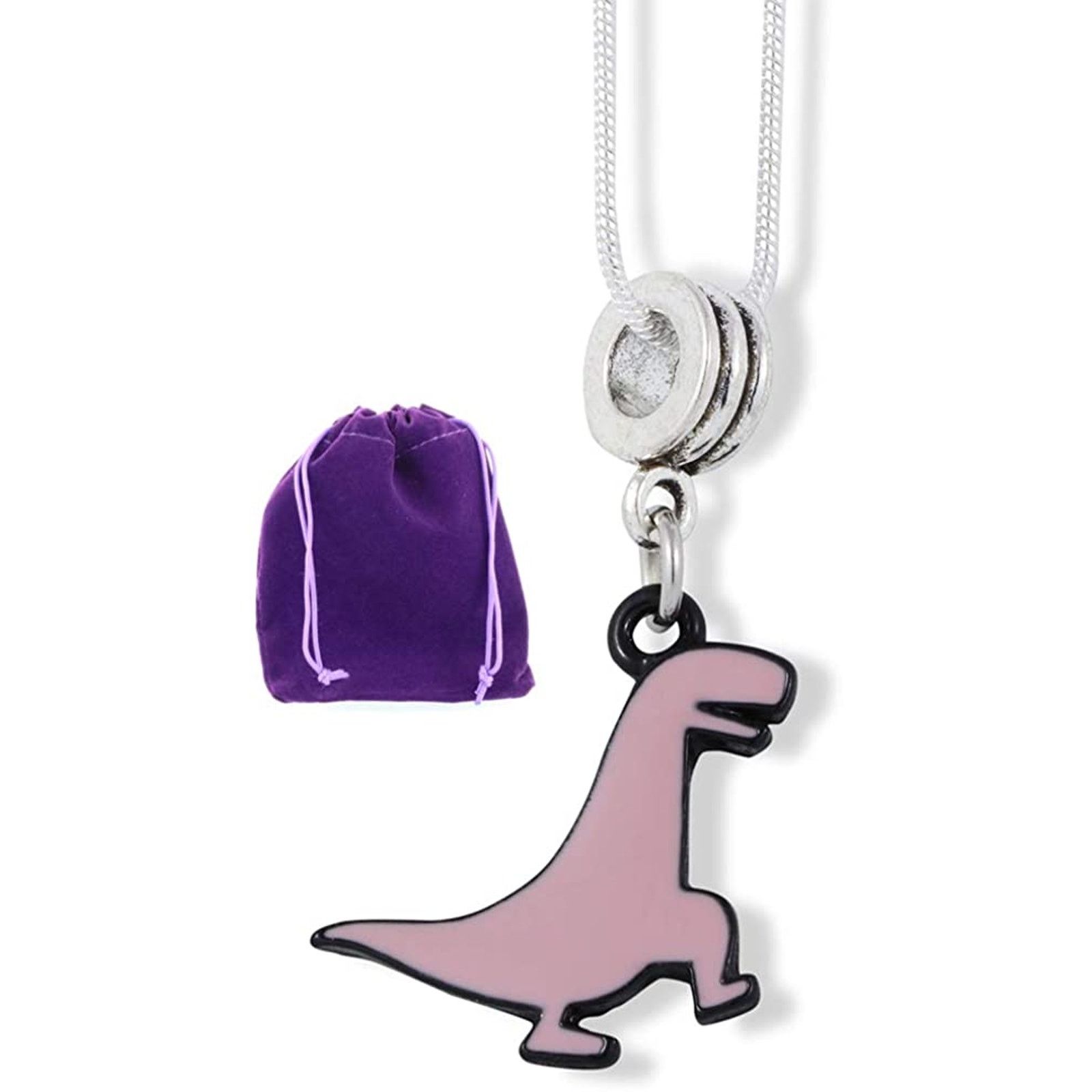 & Other Stories Tyrannosaurus Rex TRex Charm Snake Chain Necklace Size ONE SIZE - 1 Thumbnail