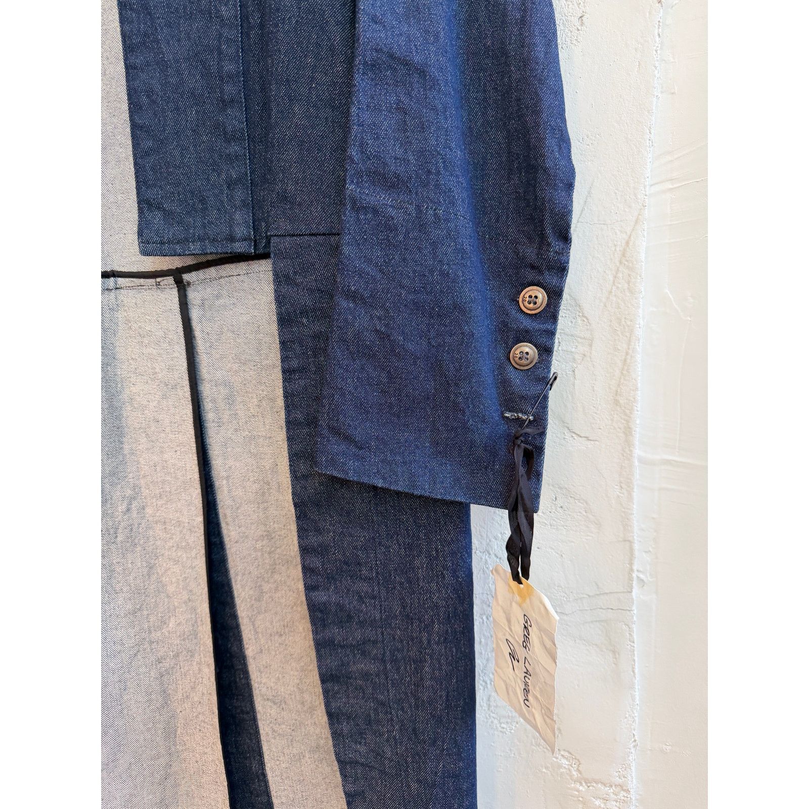 Greg Lauren Greg Lauren SAMPLE Denim Tail Coat Size US L / EU 52-54 / 3 - 2 Thumbnail