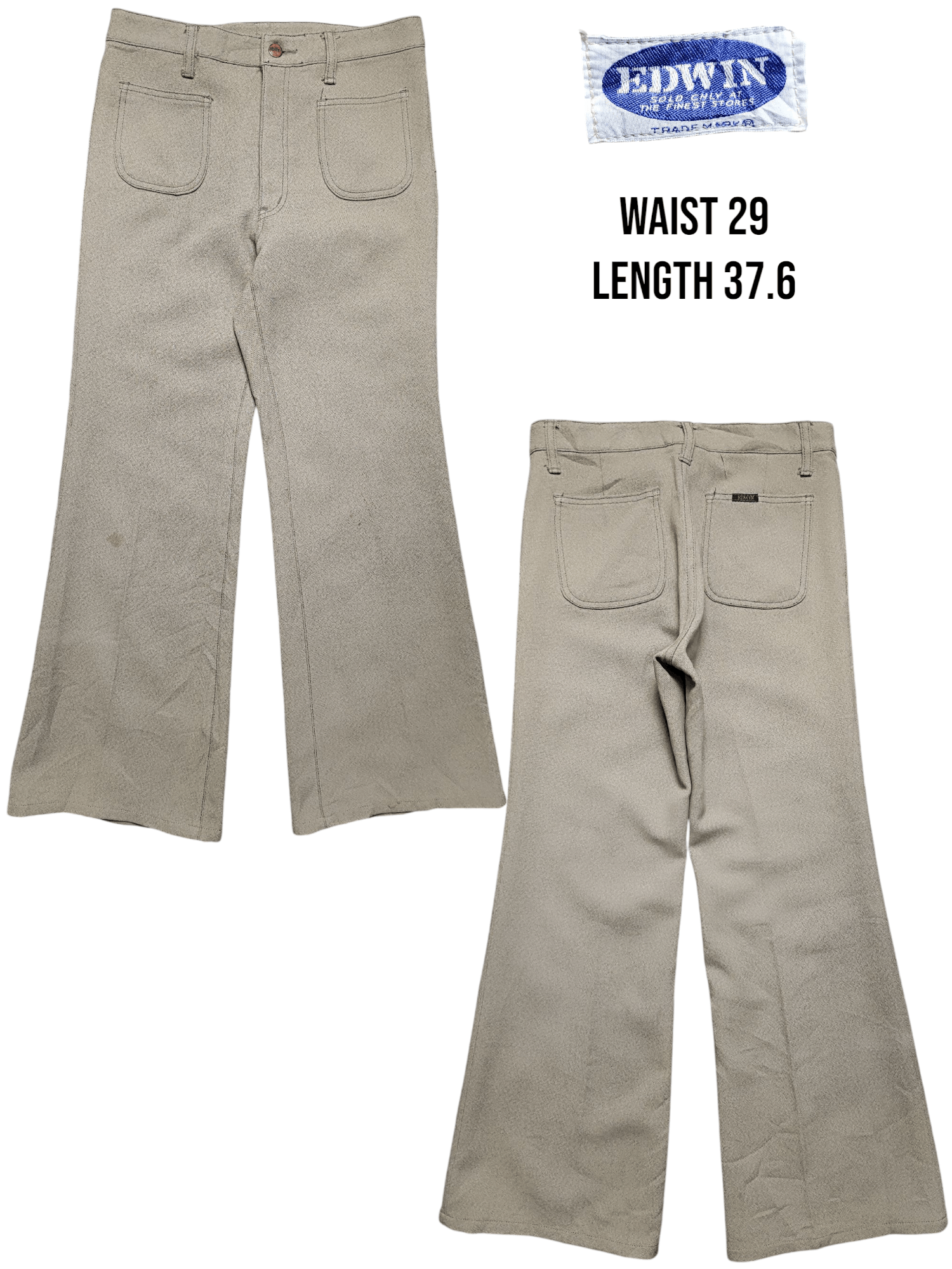 Edwin × Japanese Brand Bootcut Flared by Edwin Style Star Prest Levis Size US 29 - 1 Thumbnail