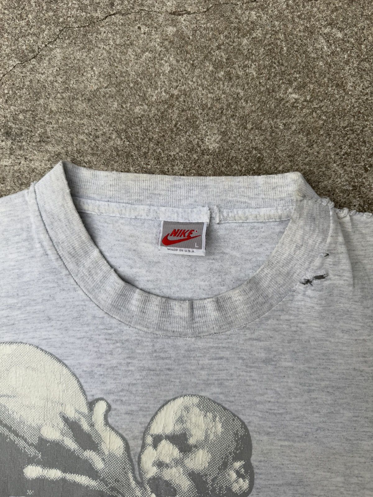 Nike × Vintage Vtg 90’s Jordan Nike Hare Bugs Bunny Graphic T-shirt Men’s L Size US L / EU 52-54 / 3 - 5 Thumbnail