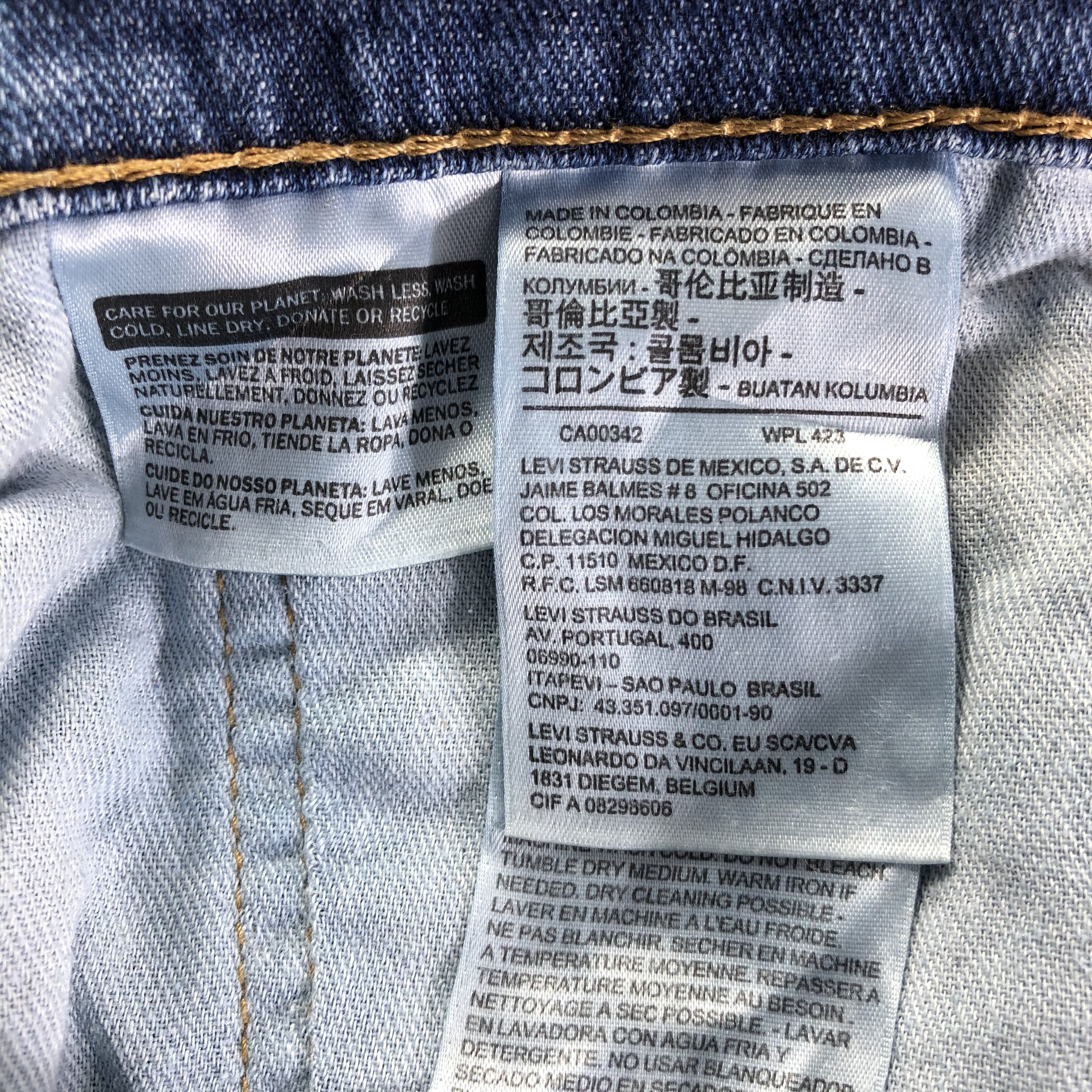 Levi's Vintage Blue Wash Levis 514 Jeans-J4165 Size US 34 / EU 50 - 10 Thumbnail