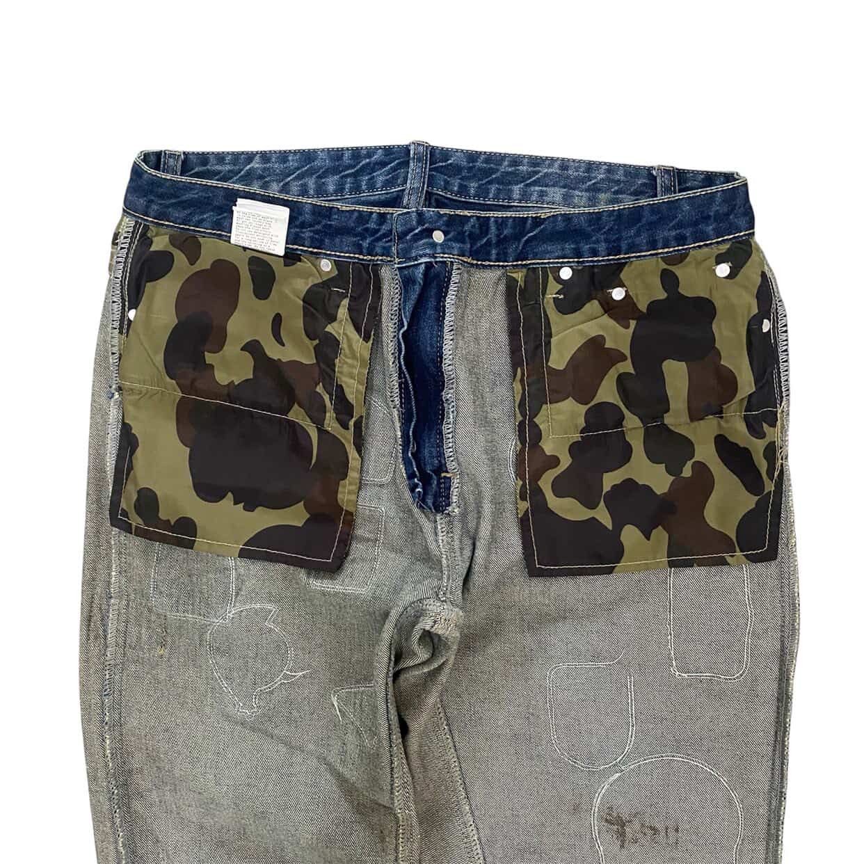 Bape BAPE Slim Fit Patch Work Jeans Size US 34 / EU 50 - 10 Thumbnail