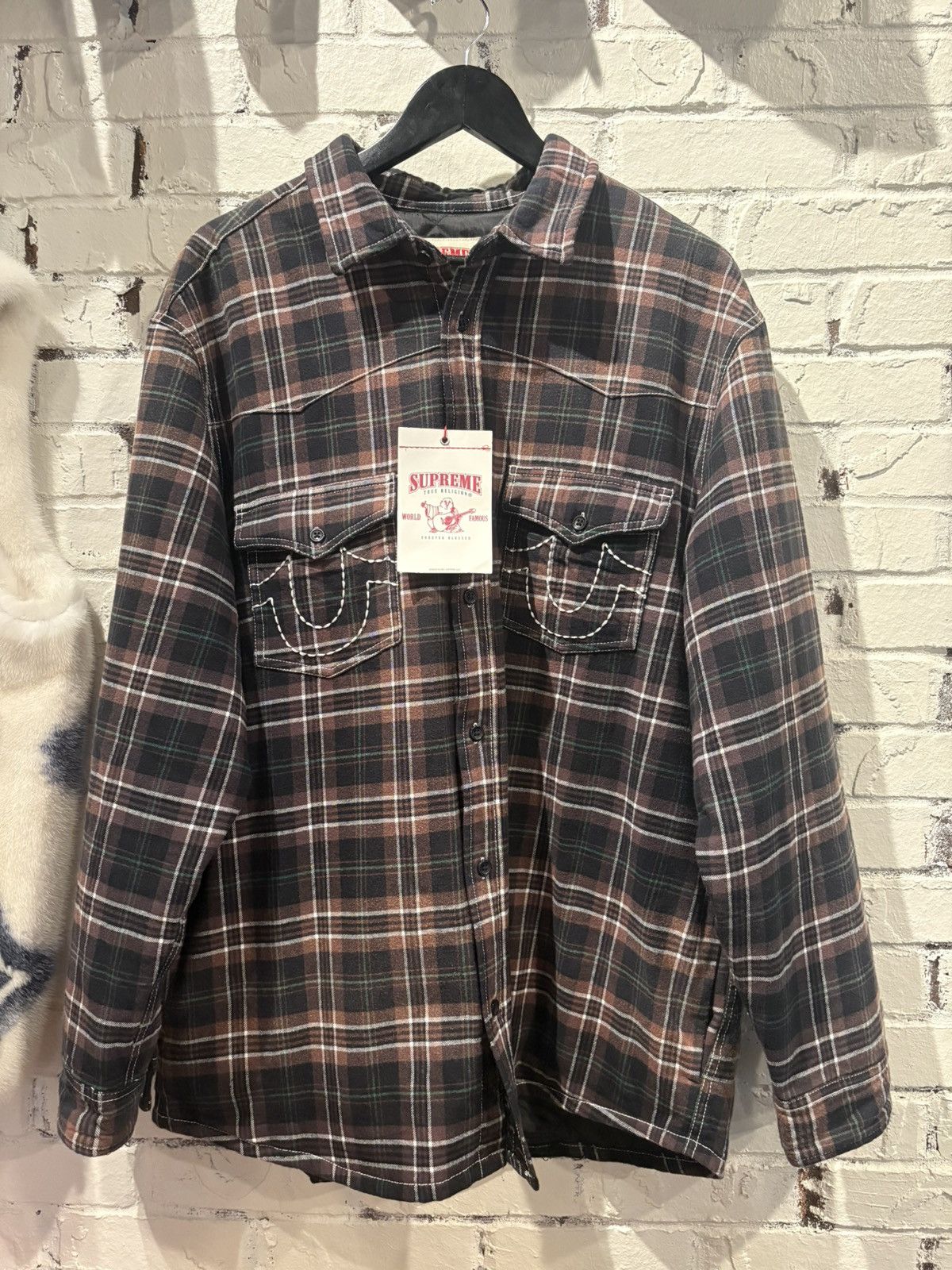 Supreme x True Religion Flannel Shirt L Supreme True Religion