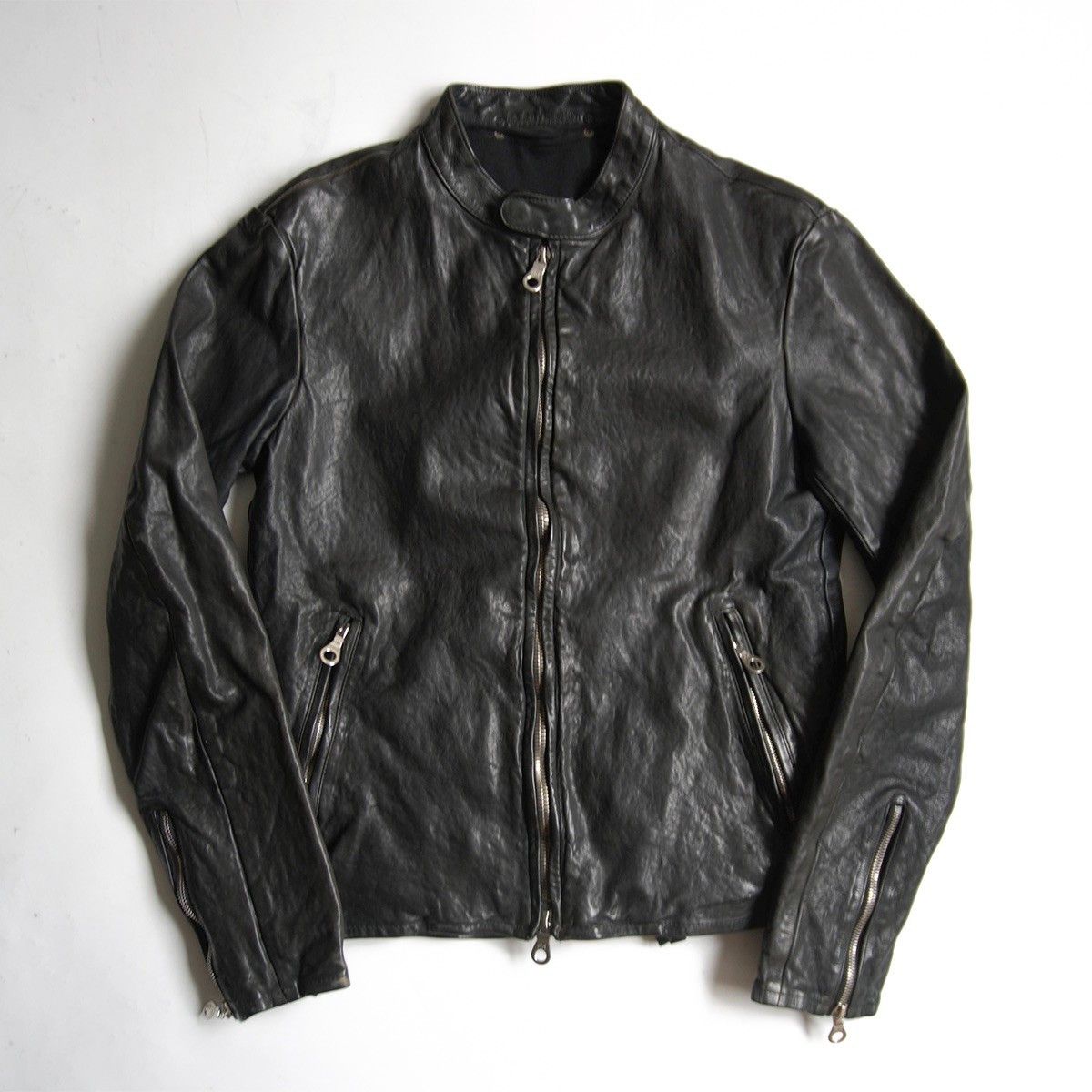 ジャケット・アウター ISAMUKATAYAMA BACKLASH SINGLE RIDERS BLK Isamu Katayama Backlash Black single riders leather jacket Isamu