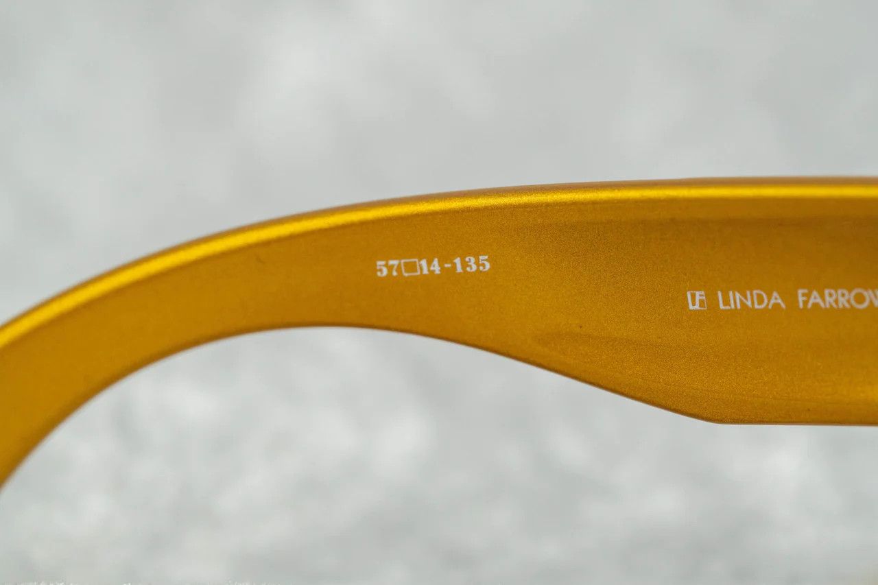 Vintage × Walter Van Beirendonck Walter Van Beirendonck Sunglasses Shiny Gold and Brown Size ONE SIZE - 2 Thumbnail