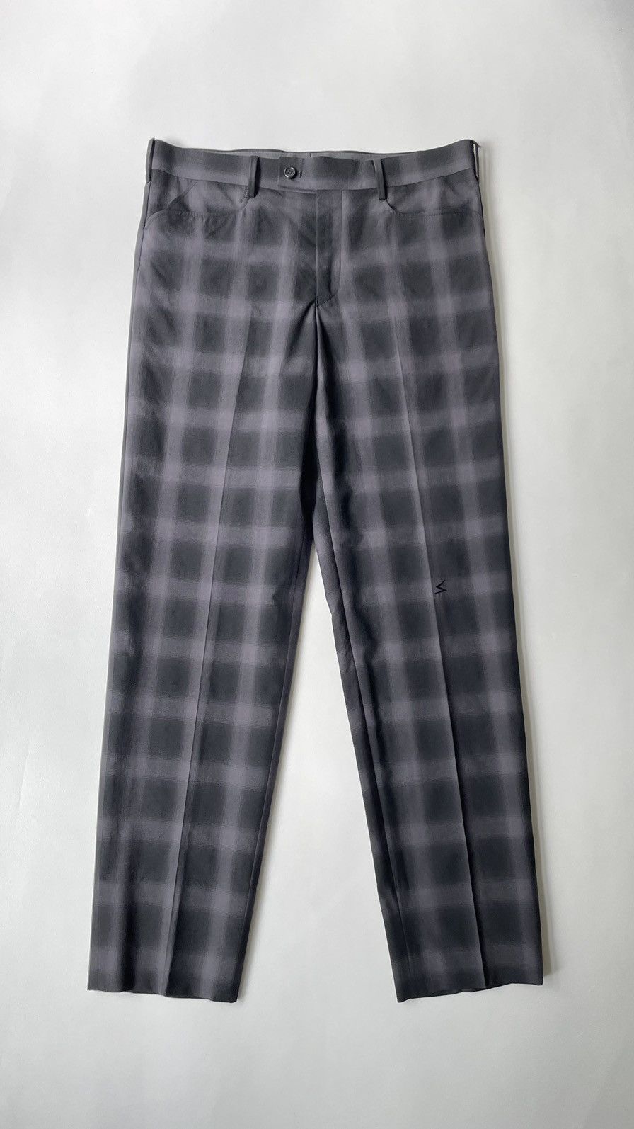 Undercover ‘Shadow Plaid’ Check Wool Trousers Size US 32 / EU 48 - 1 Thumbnail