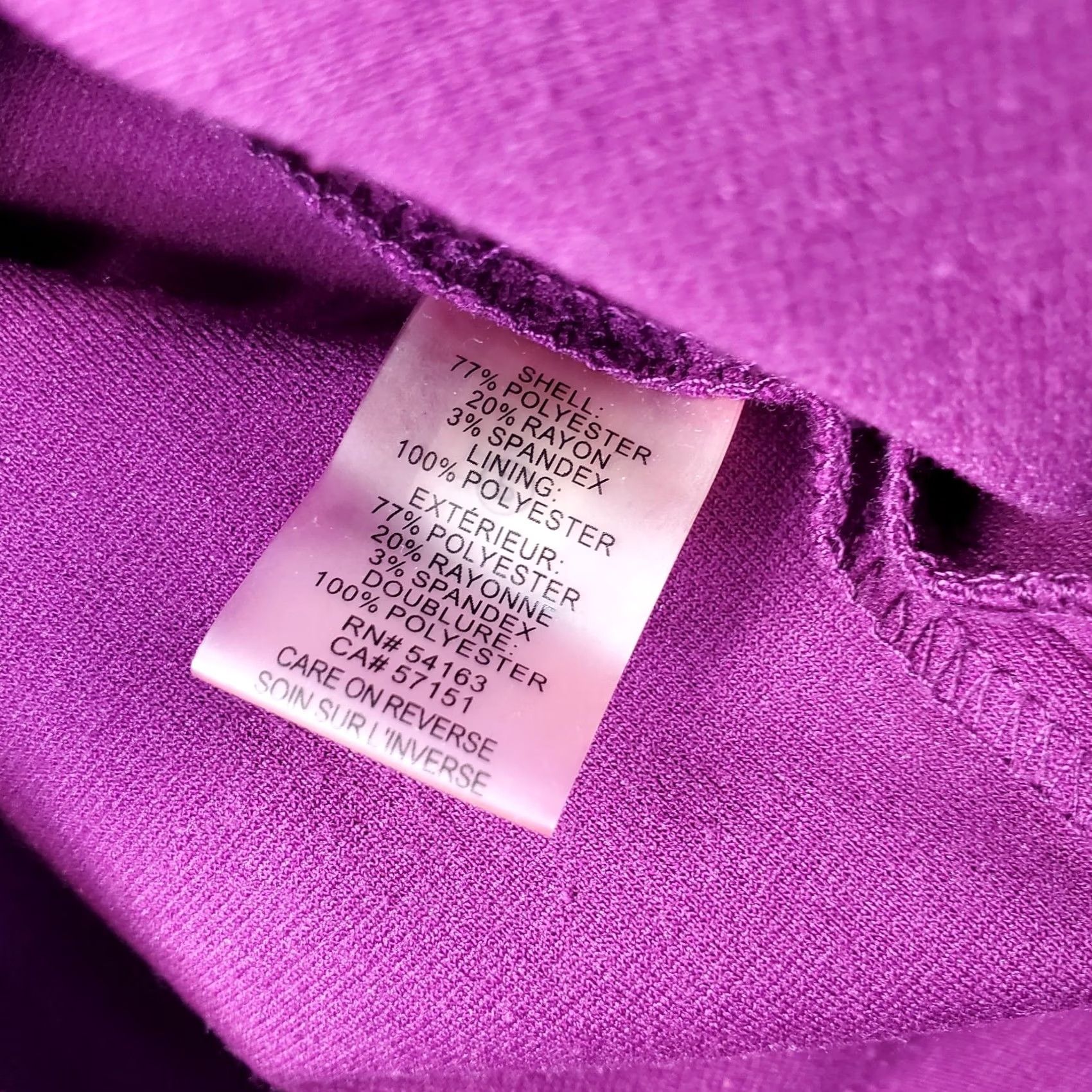 Vintage Ivanka Trump Sheath Dress Women 4 Purple Round Neck Criss Cross Back Zip Sleeveless Midi 2010s Womens Size S / US 4 / IT 40 - 5 Thumbnail