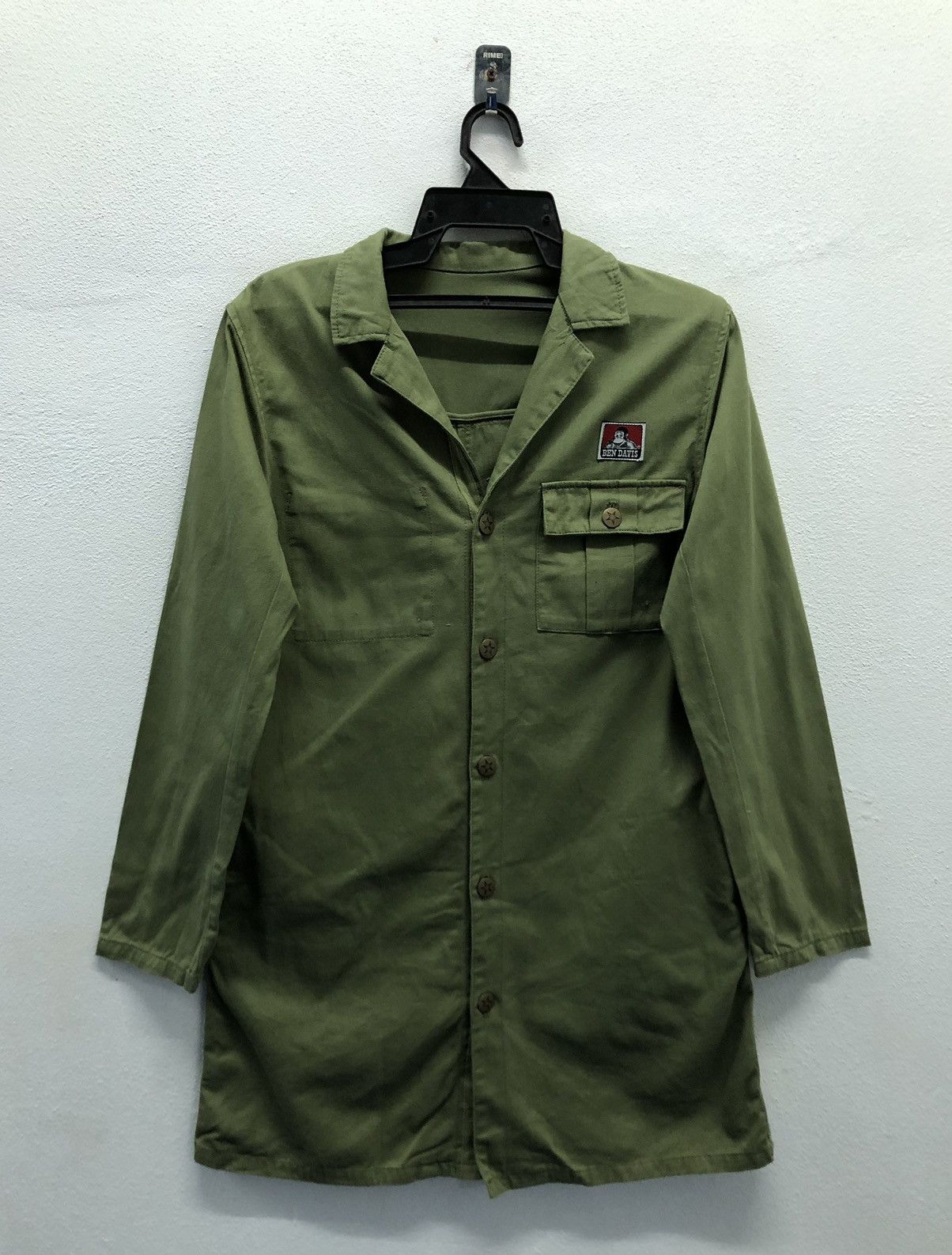 Ben Davis Ben Davis Olive Green Chore Coat Workwear Jacket (F Size) Size US M / EU 48-50 / 2 - 1 Thumbnail