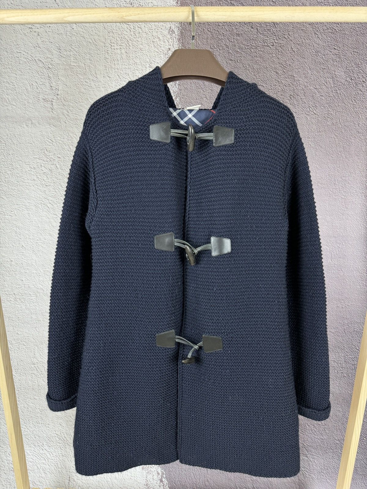 Paul & Shark Paul & Shark blue duffle long cardigan wool knitwear Size US S / EU 44-46 / 1 - 3 Thumbnail