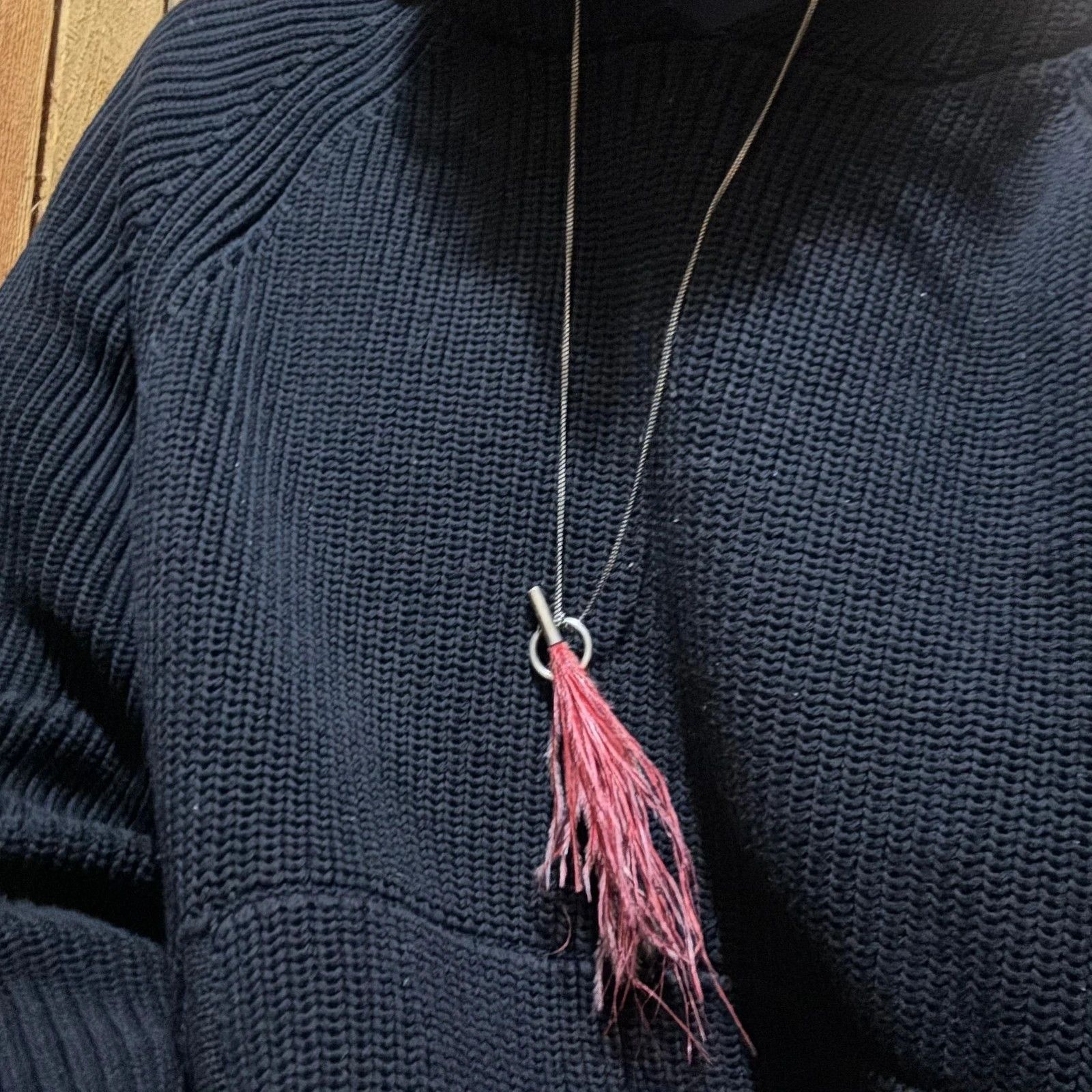 Ann Demeulemeester Ann Demeulemeester feather silver chain Size ONE SIZE - 5 Thumbnail