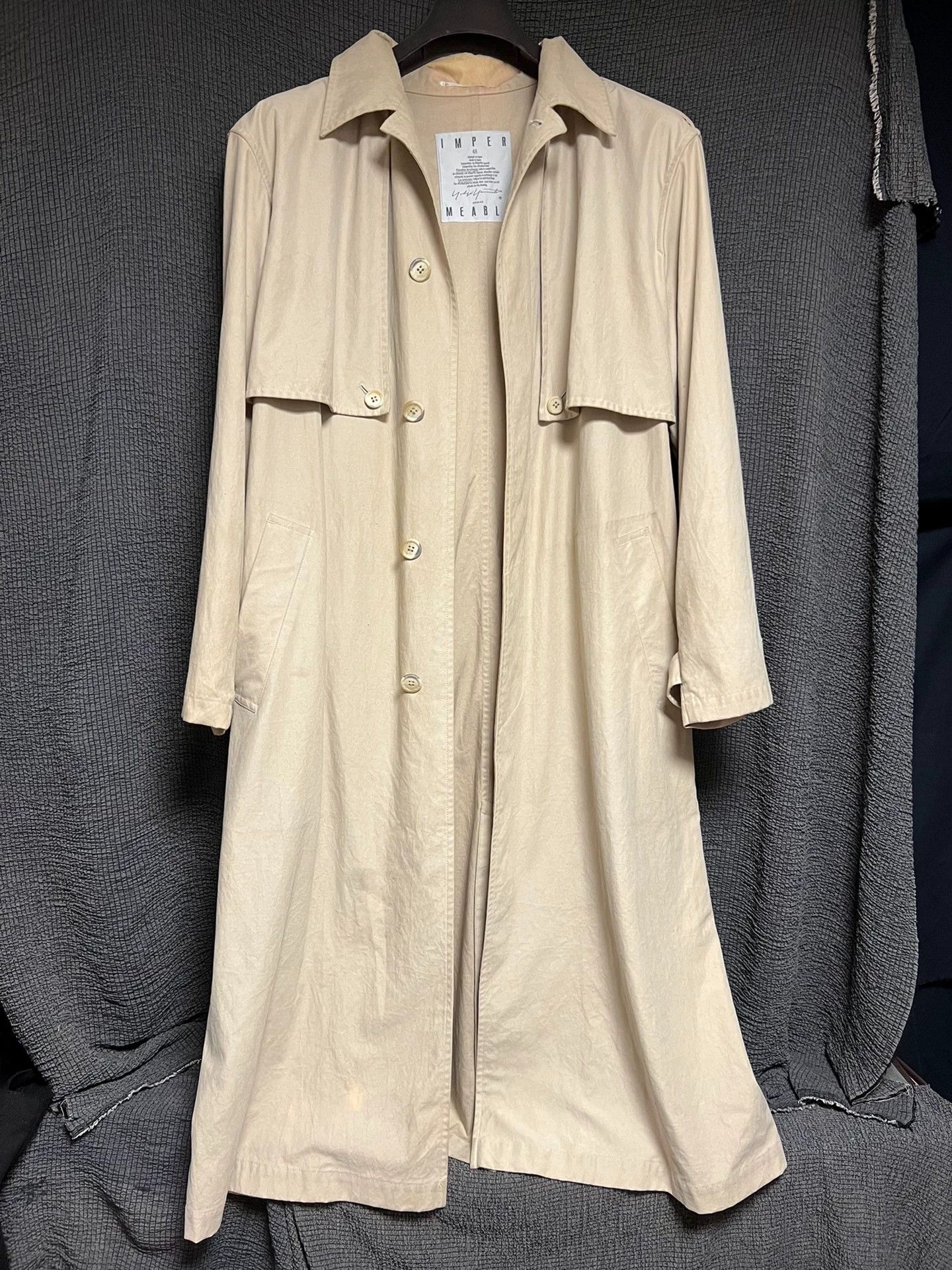 Yohji Yamamoto Yohji Yamamoto 80s Trench Coat Japanese Military Style Size US M / EU 48-50 / 2 - 8 Thumbnail
