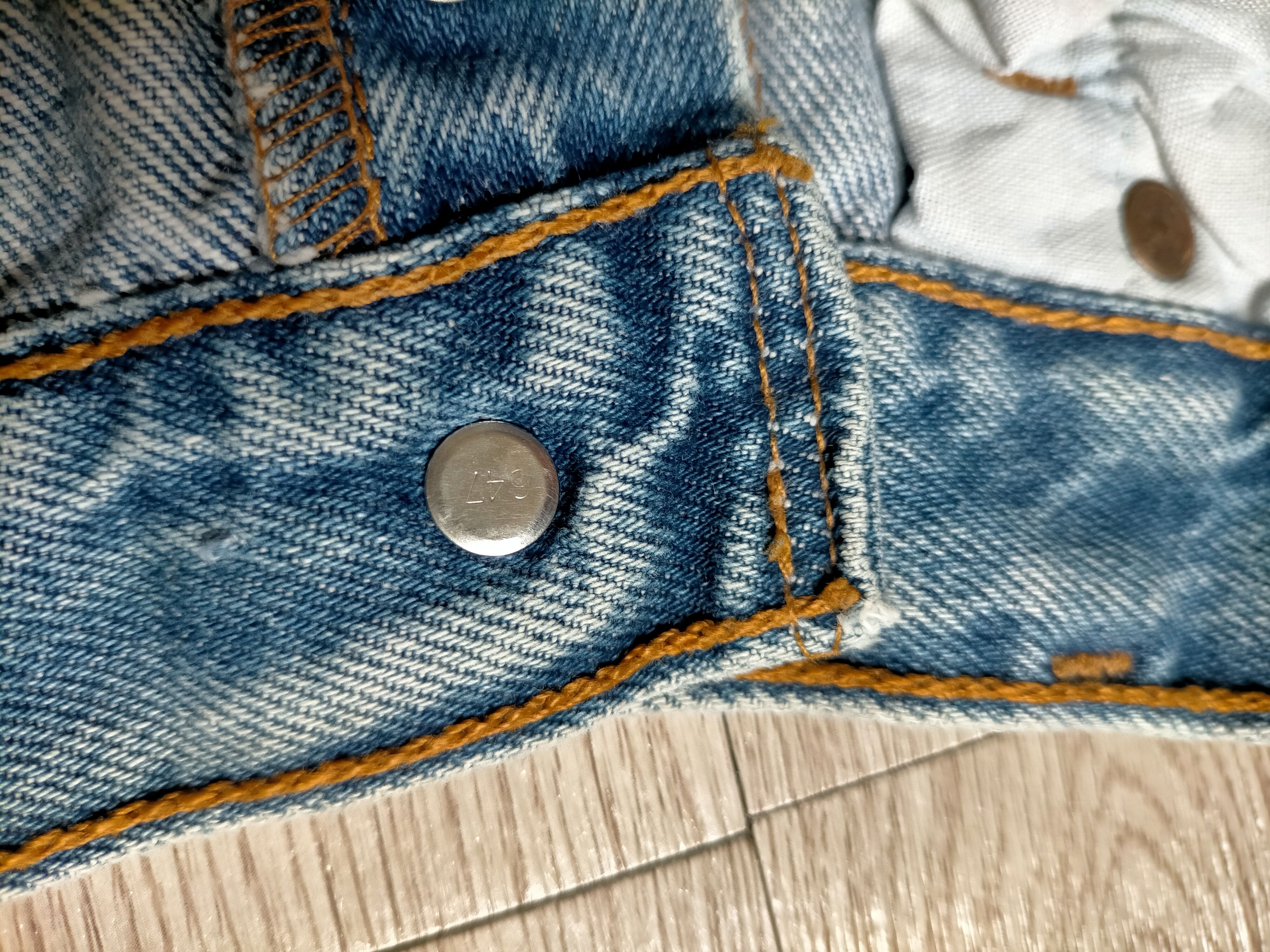 Levi's Vintage Levis 501 x Old Park Upcycle Blue Jeans Size US 30 / EU 46 - 15 Thumbnail