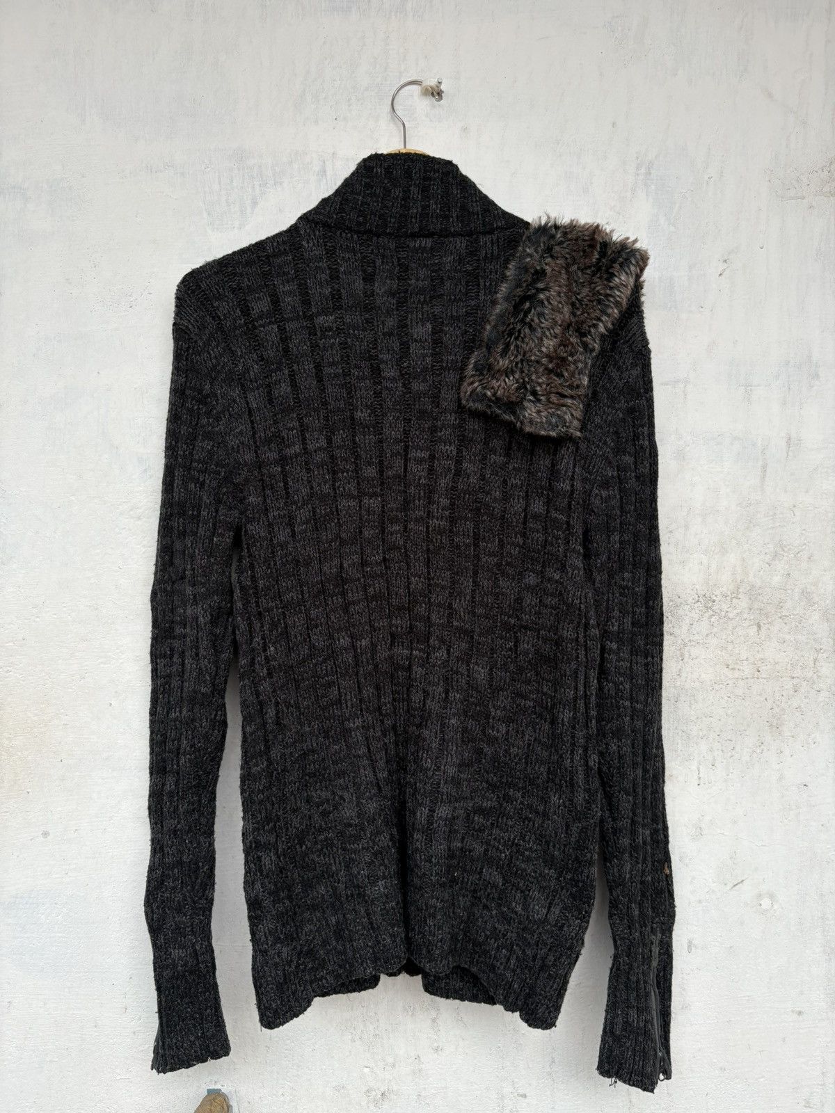 Japanese Brand Mossio Knitwear Fur Jacket Japanese Brand Size US M / EU 48-50 / 2 - 3 Thumbnail
