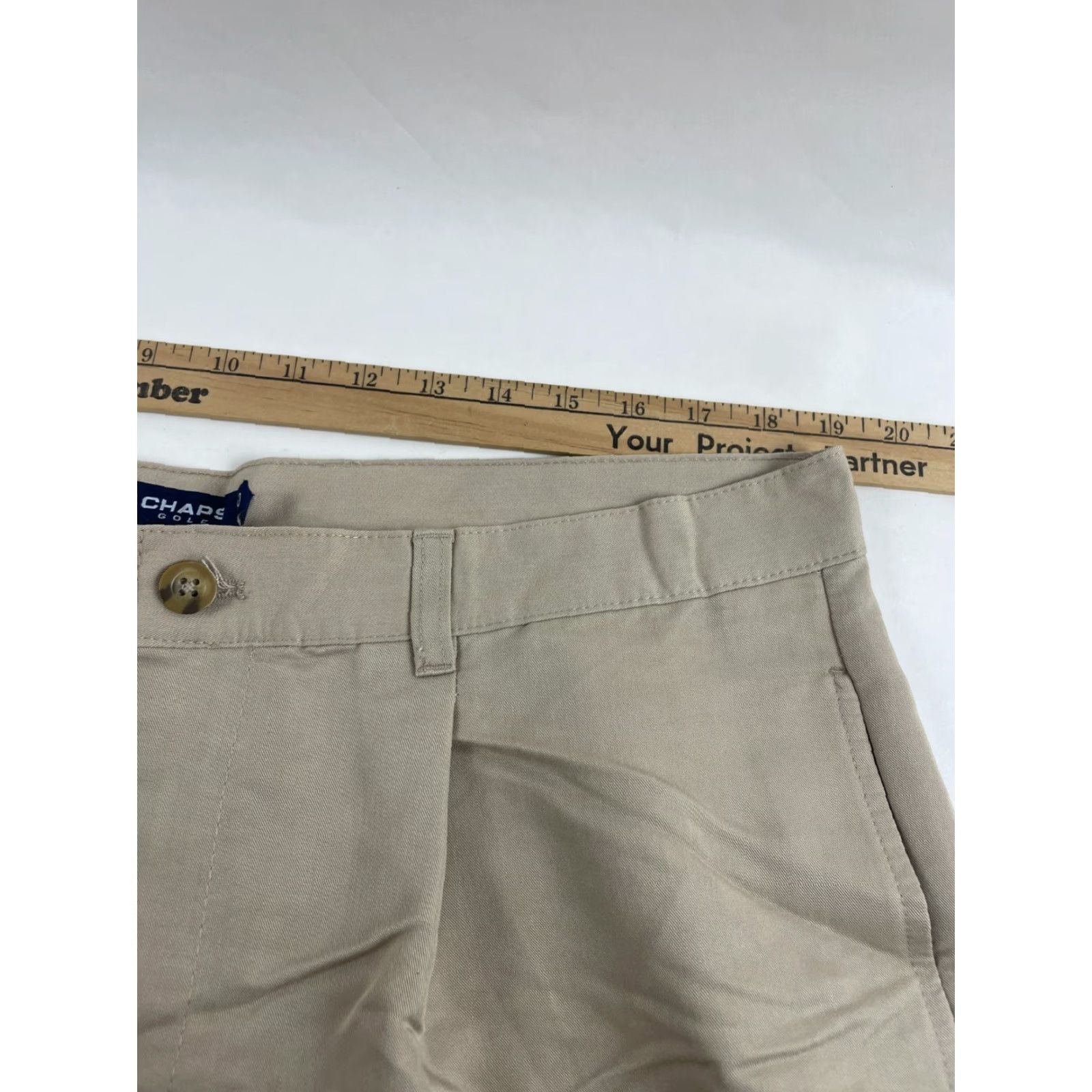 Chaps Chaps Golf Shorts Men's Size 40 Khaki Flat Front Bermuda Pockets Bermuda Chino Regular Mens Size US 40 / EU 56 - 5 Thumbnail