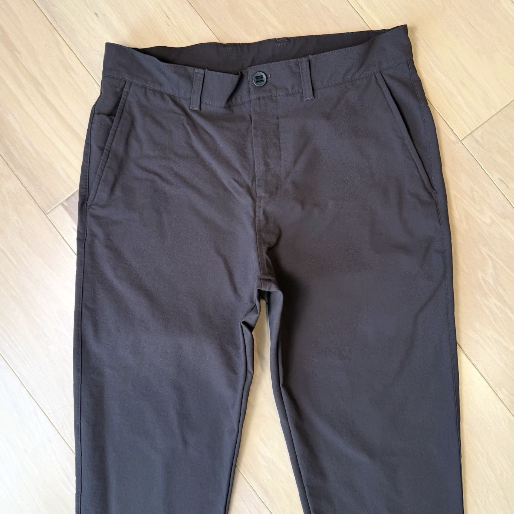 Lululemon Lululemon Heavy Twill Trouser Pants 34 Brown Athletic Straight Mens Tight Tapered Khakis Size US 34 / EU 50 - 3 Thumbnail