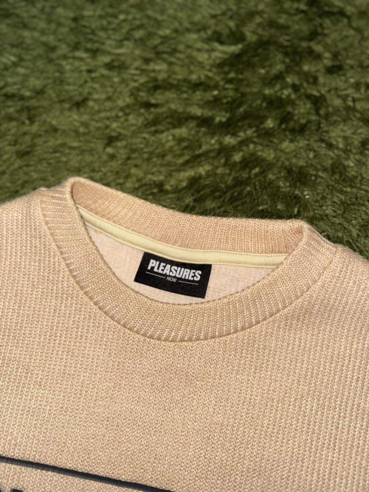 Pleasures [M] Pleasures Fresno Crack Logo Relaxed Fit Knit Size US M / EU 48-50 / 2 - 3 Thumbnail