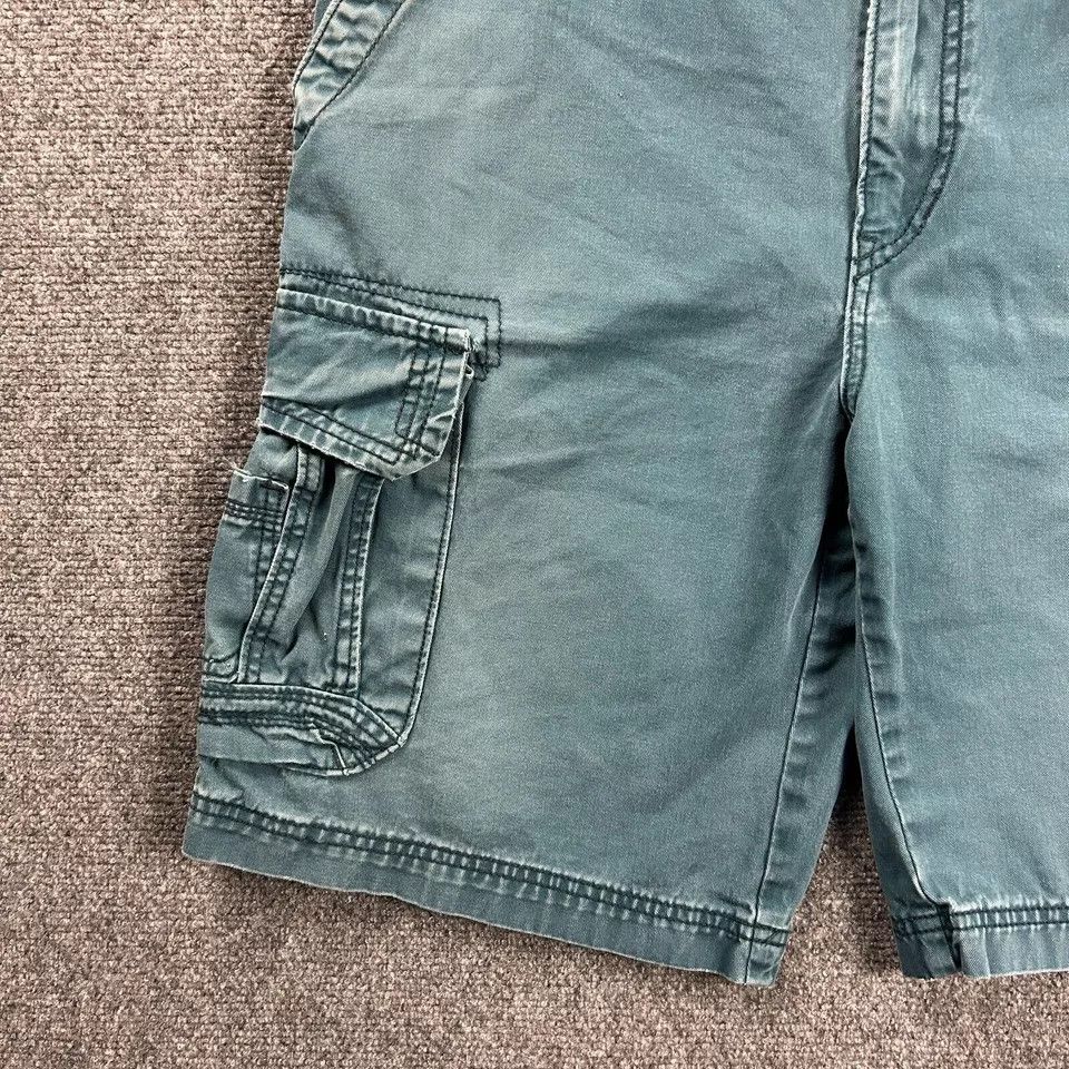 UNIONBAY Unionbay Shorts Mens 36 Blue Cargo Hiking Distressed Cotton Size US 36 / EU 52 - 3 Thumbnail