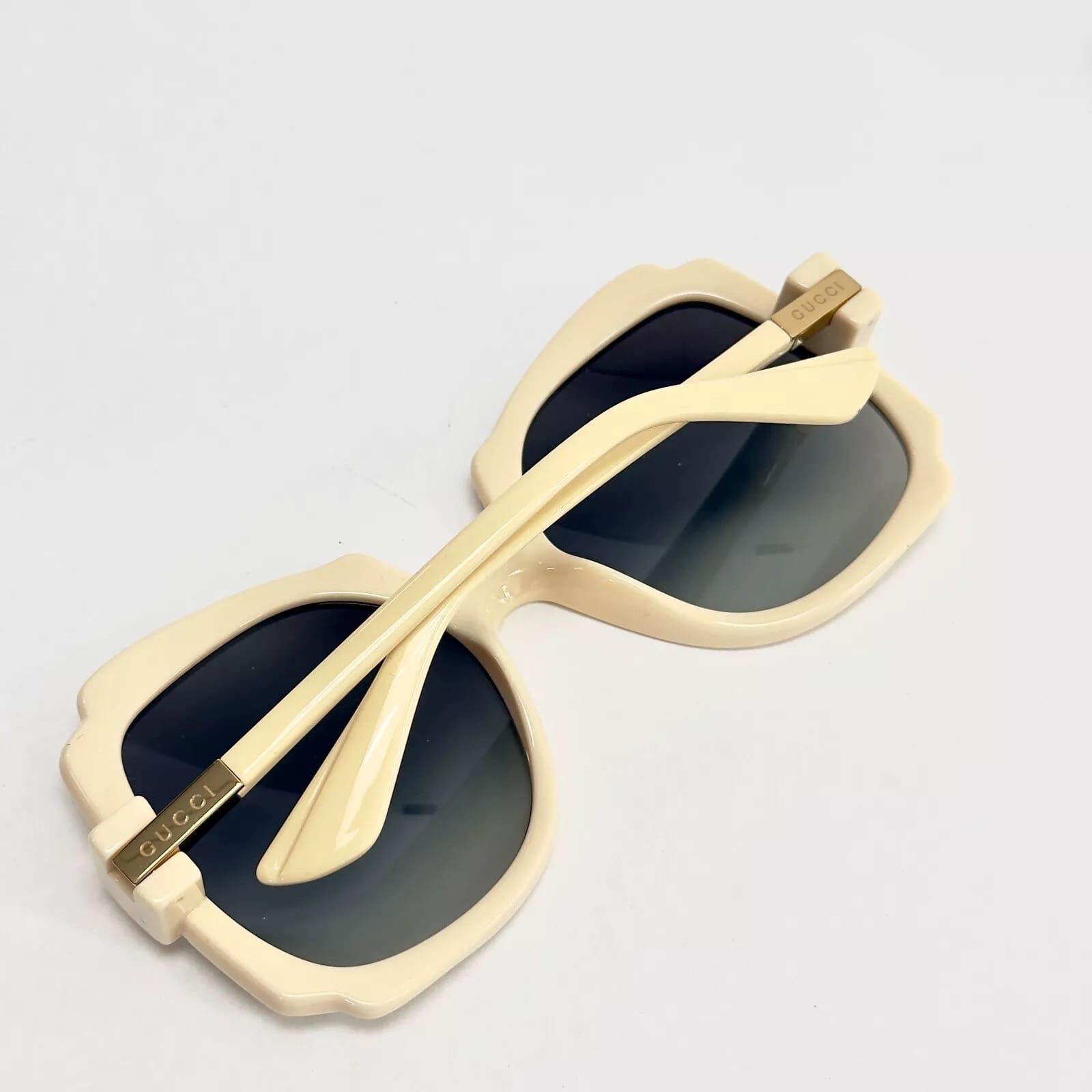Gucci GUCCI Ivory Grey 1431 Oversized Retro Gg1431S Sunglasses 004 Size ONE SIZE - 2 Thumbnail