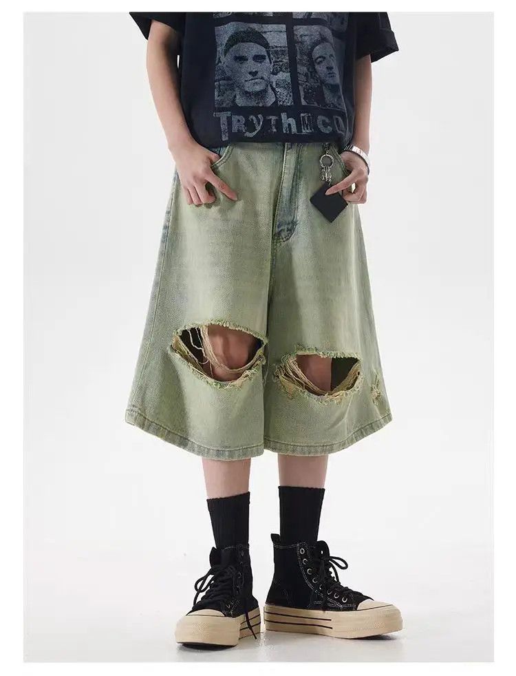 Designer × Japanese Brand Vintage Casual Loose Harajuku Shorts Size US 32 / EU 48 - 3 Thumbnail