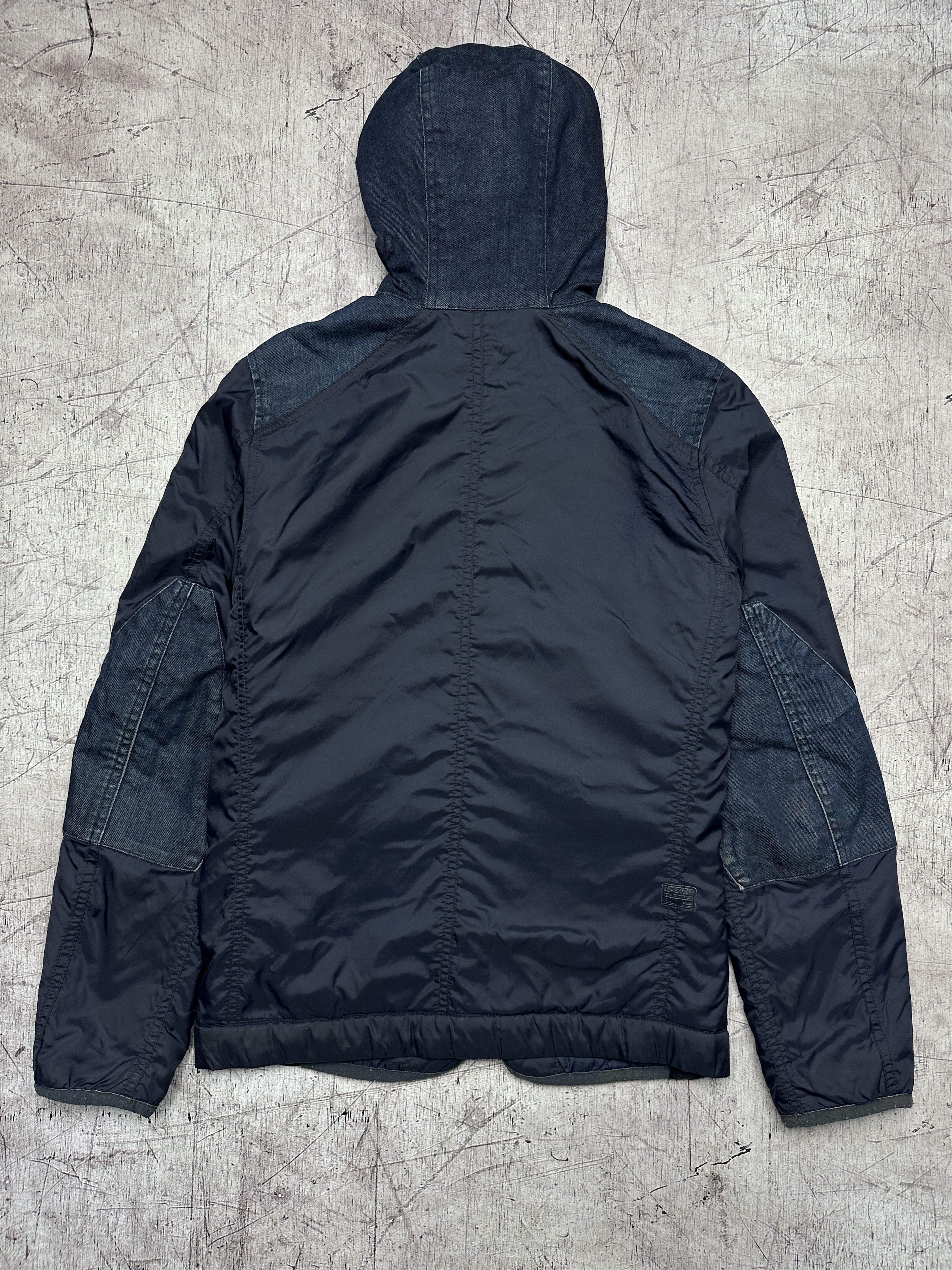 G-Star G Star Raw Mens Setscale Denim Hooded Overshirt Jacket Size US S / EU 44-46 / 1 - 8 Thumbnail
