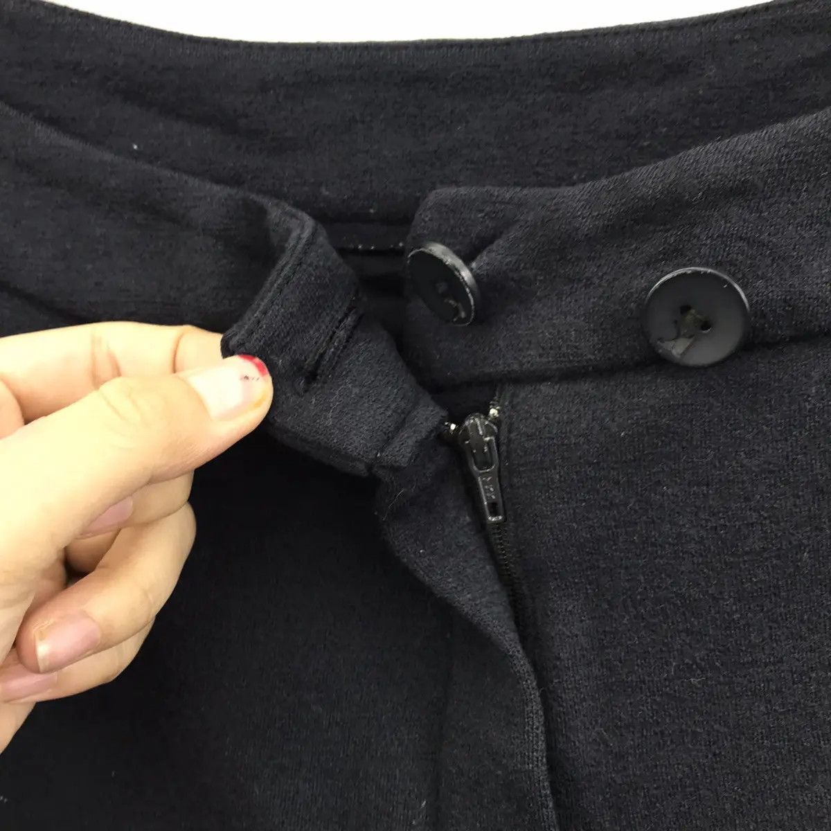 Pierre Cardin Vtg 90’ PIERRE CARDIN Minimalist Design Casual Pant Trouser Size 27" / US 4 / IT 40 - 5 Thumbnail