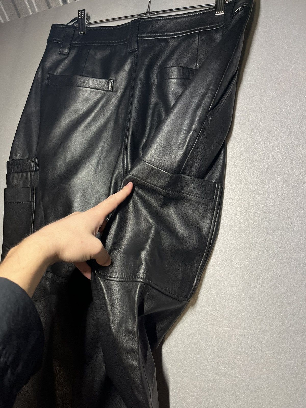 Stussy Stussy lambskin leather transit pants Size US 32 / EU 48 - 12 Thumbnail
