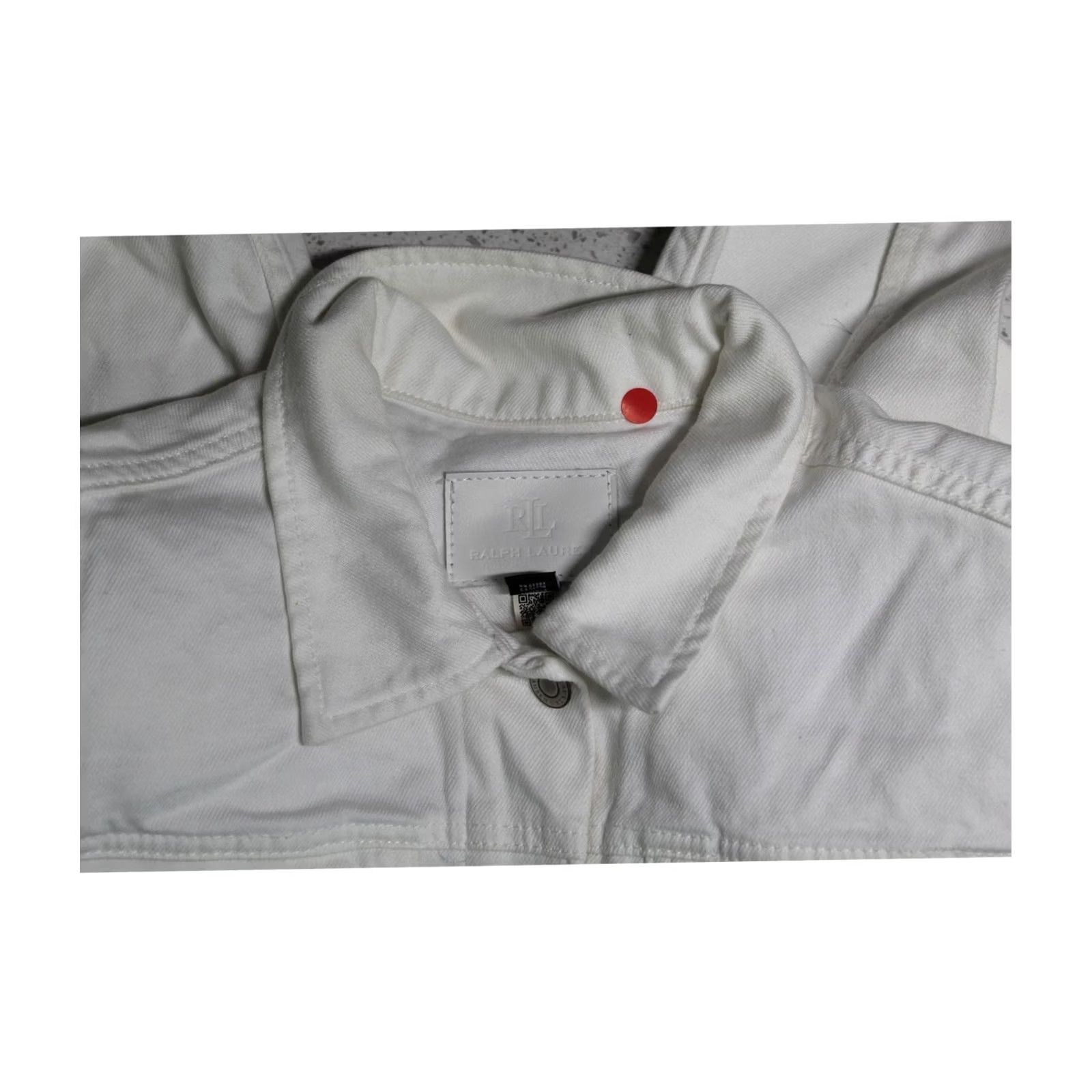 Ralph Lauren Ralph Lauren Womens Denim Trucker Jacket white L Size L / US 10 / IT 46 - 3 Thumbnail