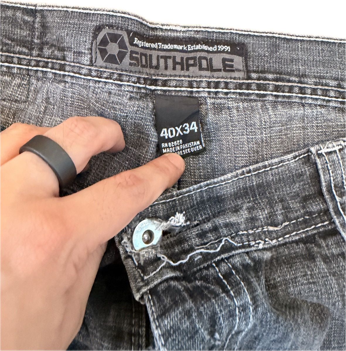 Southpole Distressed Baggy Southpole Jeans Size US 40 / EU 56 - 8 Thumbnail