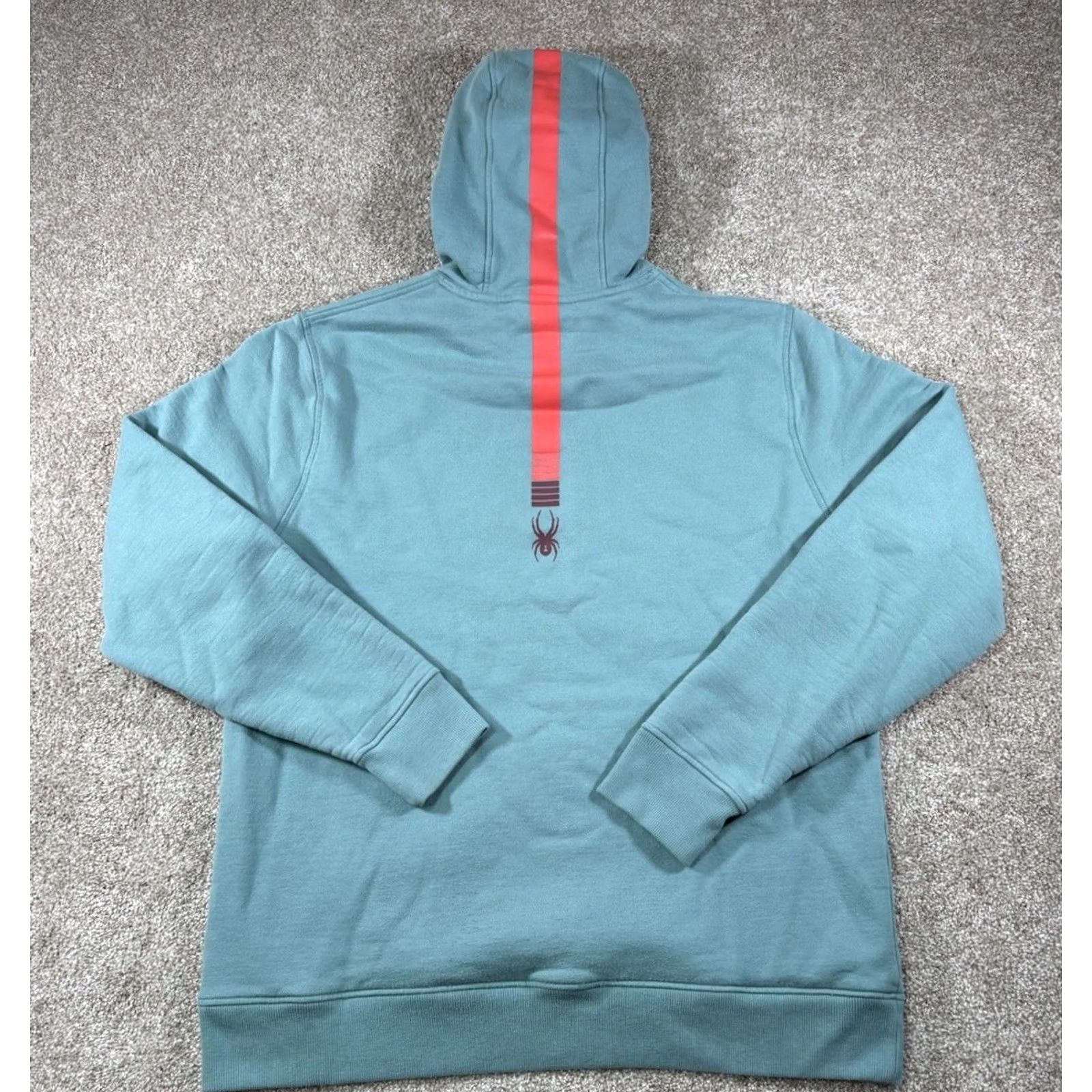 Spyder Spyder Active Hooded Sweatshirt Blue Striped Long Sleeve Men’s Size Medium Size US M / EU 48-50 / 2 - 4 Thumbnail