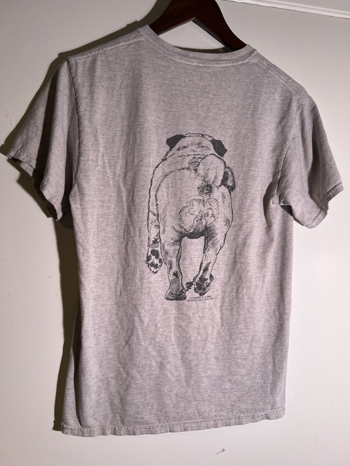Vintage 90’s 2000’s Y2K VTG Vintage Pug Dog Pet Animal Retro T Shirt Size US S / EU 44-46 / 1 - 2 Thumbnail