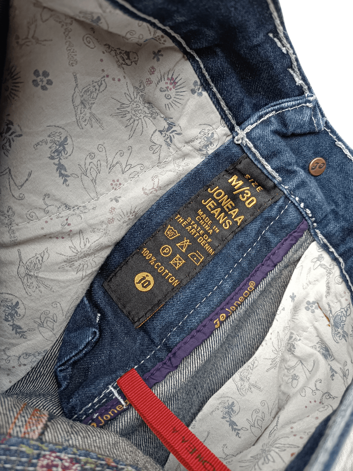 Hysteric Glamour RARE Joneaa Multi Pocket Design Knee Strap Jeans Size US 30 / EU 46 - 7 Thumbnail