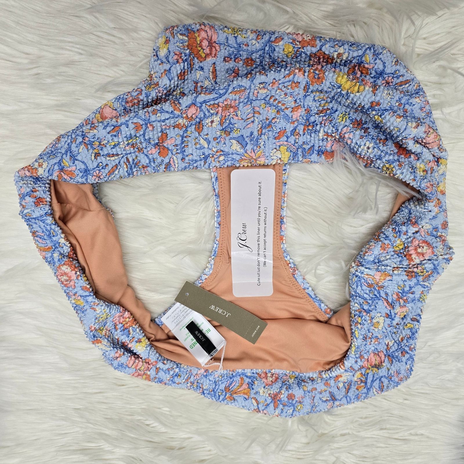 J.Crew NWT J. Crew Scrunchie high-rise bikini bottom Plus Size 2X Size ONE SIZE - 11 Thumbnail