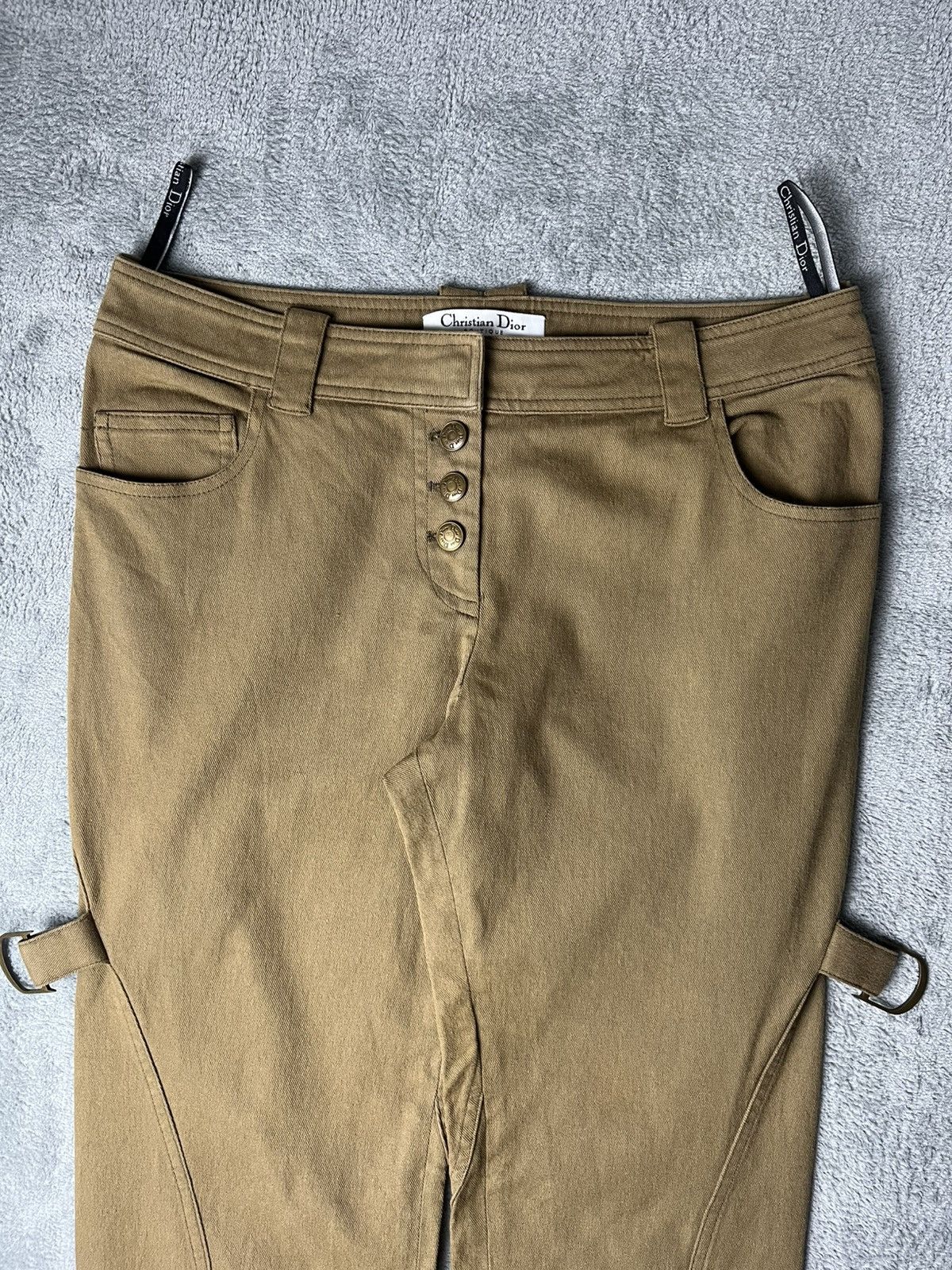 Dior Dior - John Galliano - Western Buckled Pants Size 28" / US 6 / IT 42 - 4 Thumbnail
