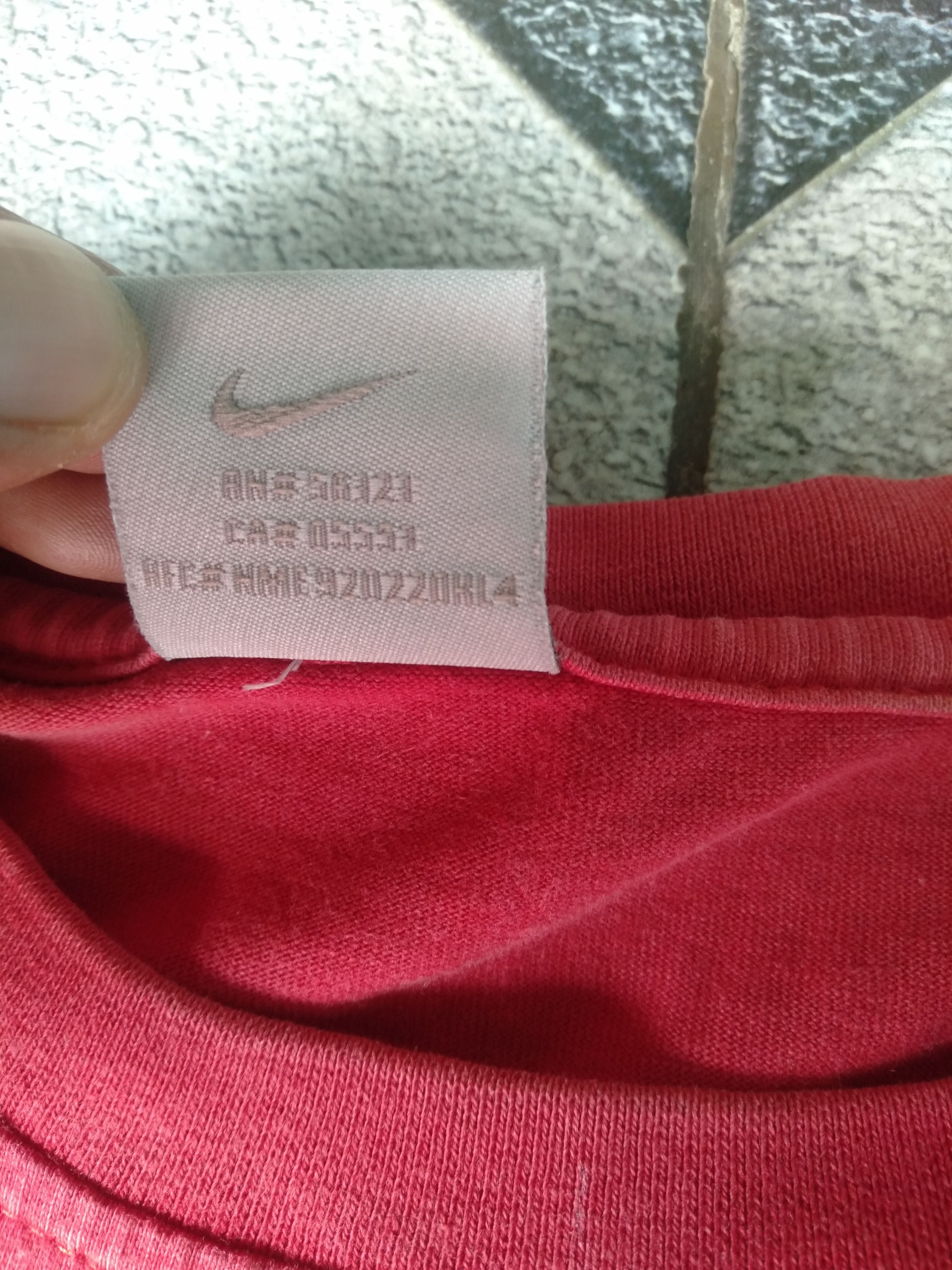 Nike Vintage Nike Team Tiempo Swoosh Tee Jersey Y2K Size US L / EU 52-54 / 3 - 6 Thumbnail