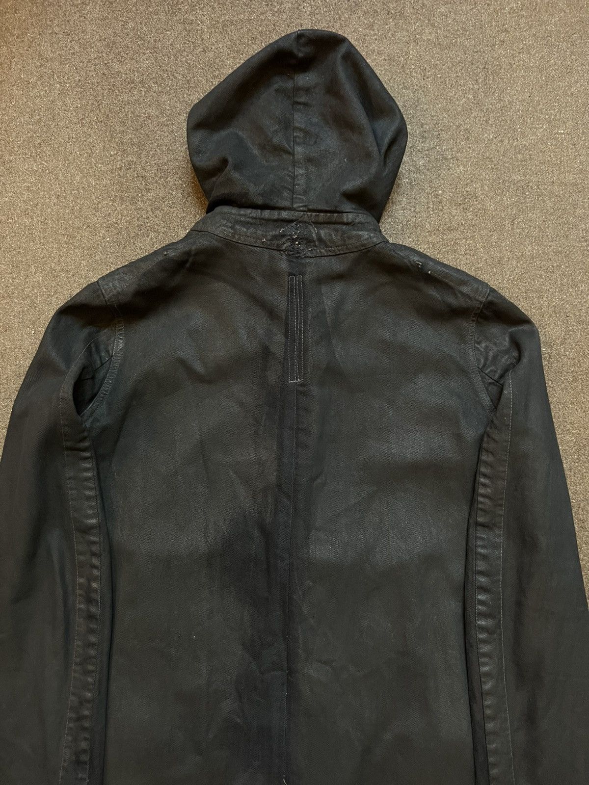 Rick Owens Rick Owens 2000’s Waxed Fishtail Parka Size US S / EU 44-46 / 1 - 7 Thumbnail