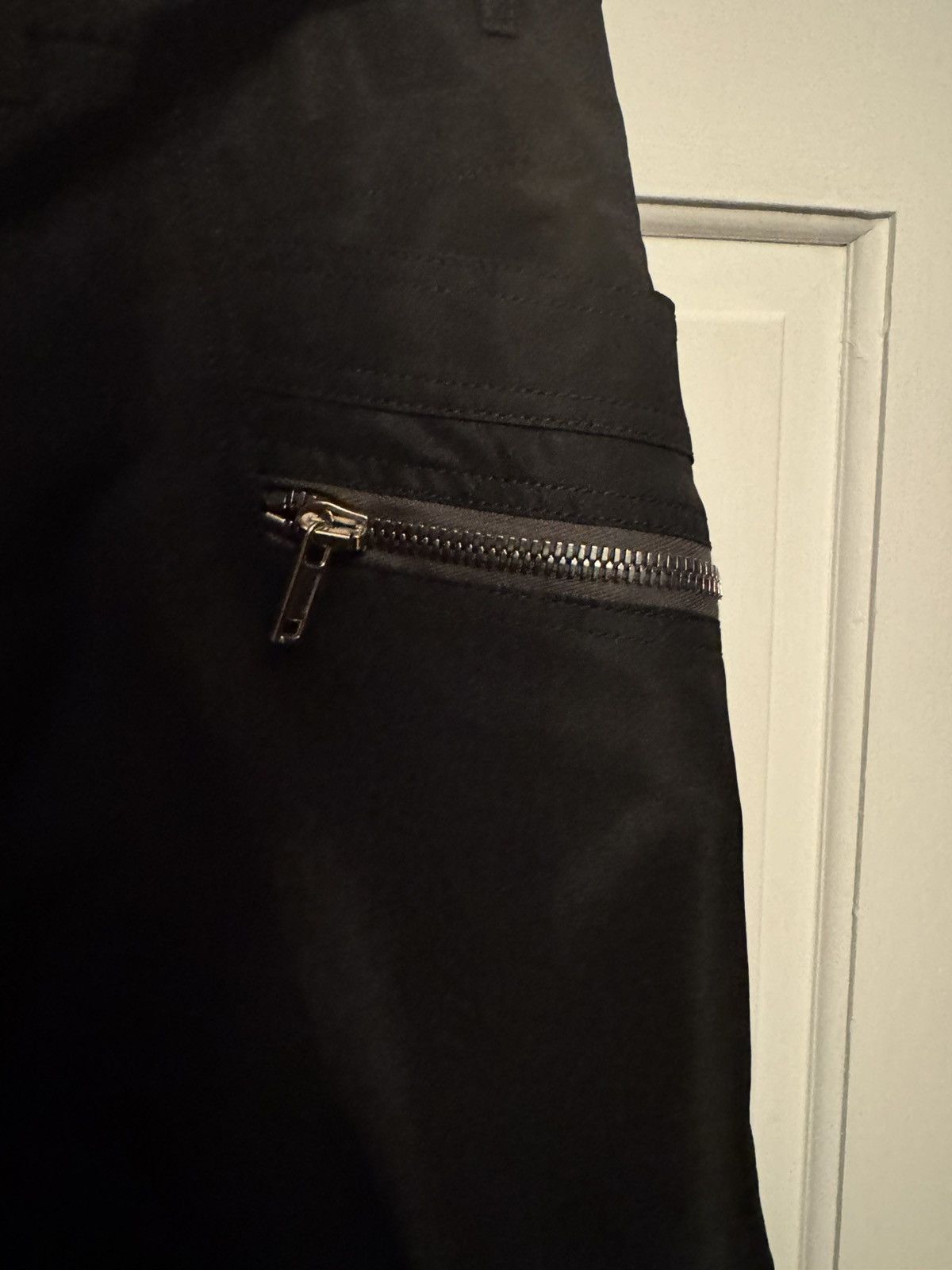 Rick Owens Rick Owens Black Tailored Flat Cargo Pants Size US 29 - 7 Thumbnail