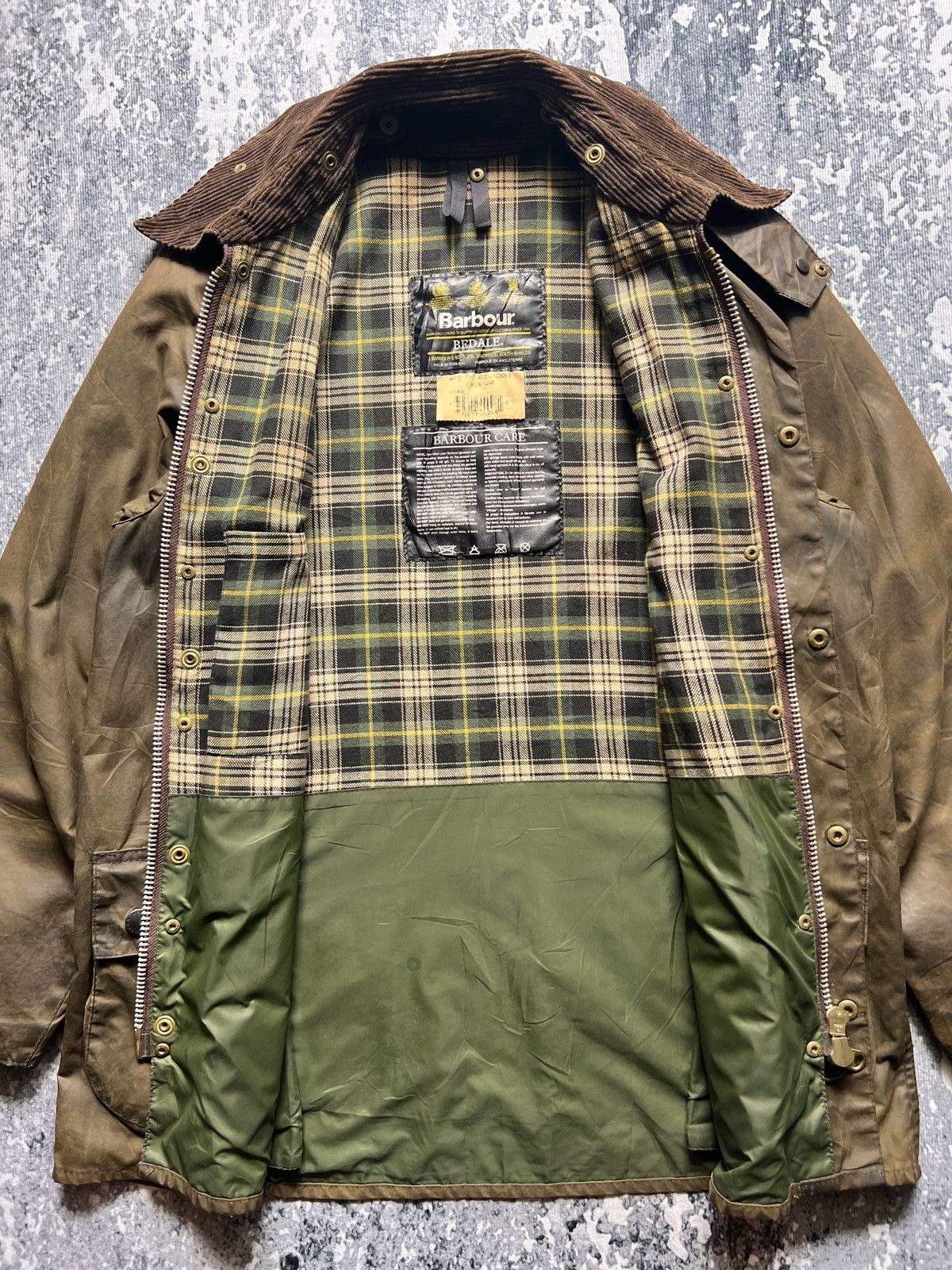 Barbour Vtg Made in England Barbour Bedale Wax Jacket Size US M / EU 48-50 / 2 - 10 Thumbnail