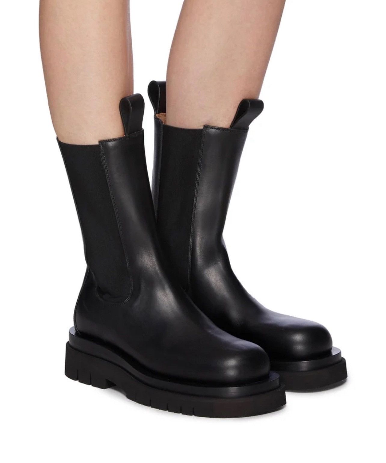 Bottega Veneta Bottega Veneta Lug Sole Leather Boots size 40 Size US 10 / IT 40 - 2 Thumbnail