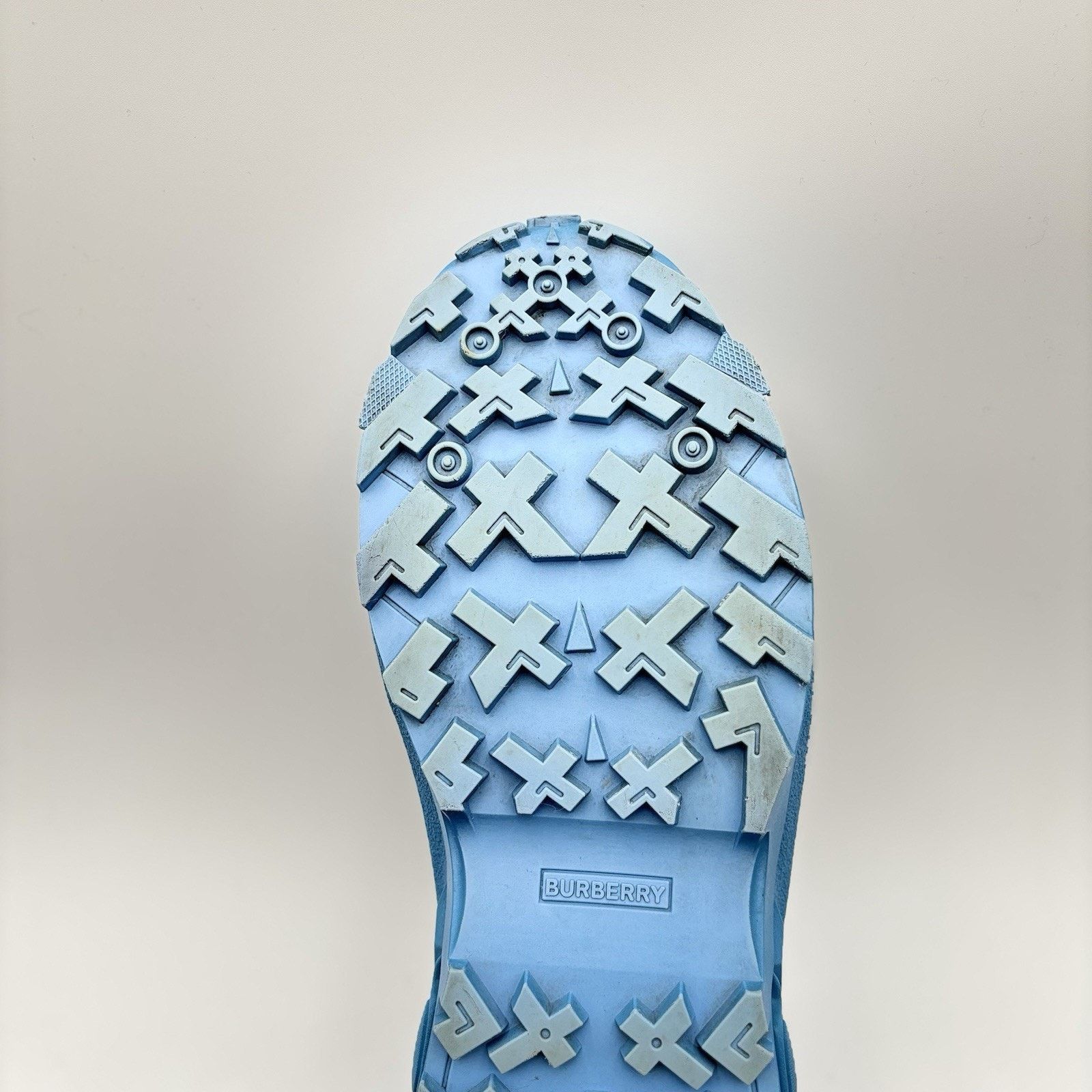 Burberry Burberry Arthur ‘ Blue ‘ Low-Top Sneakers Monogram | GREAT! Size US 12 / EU 45 - 19 Thumbnail