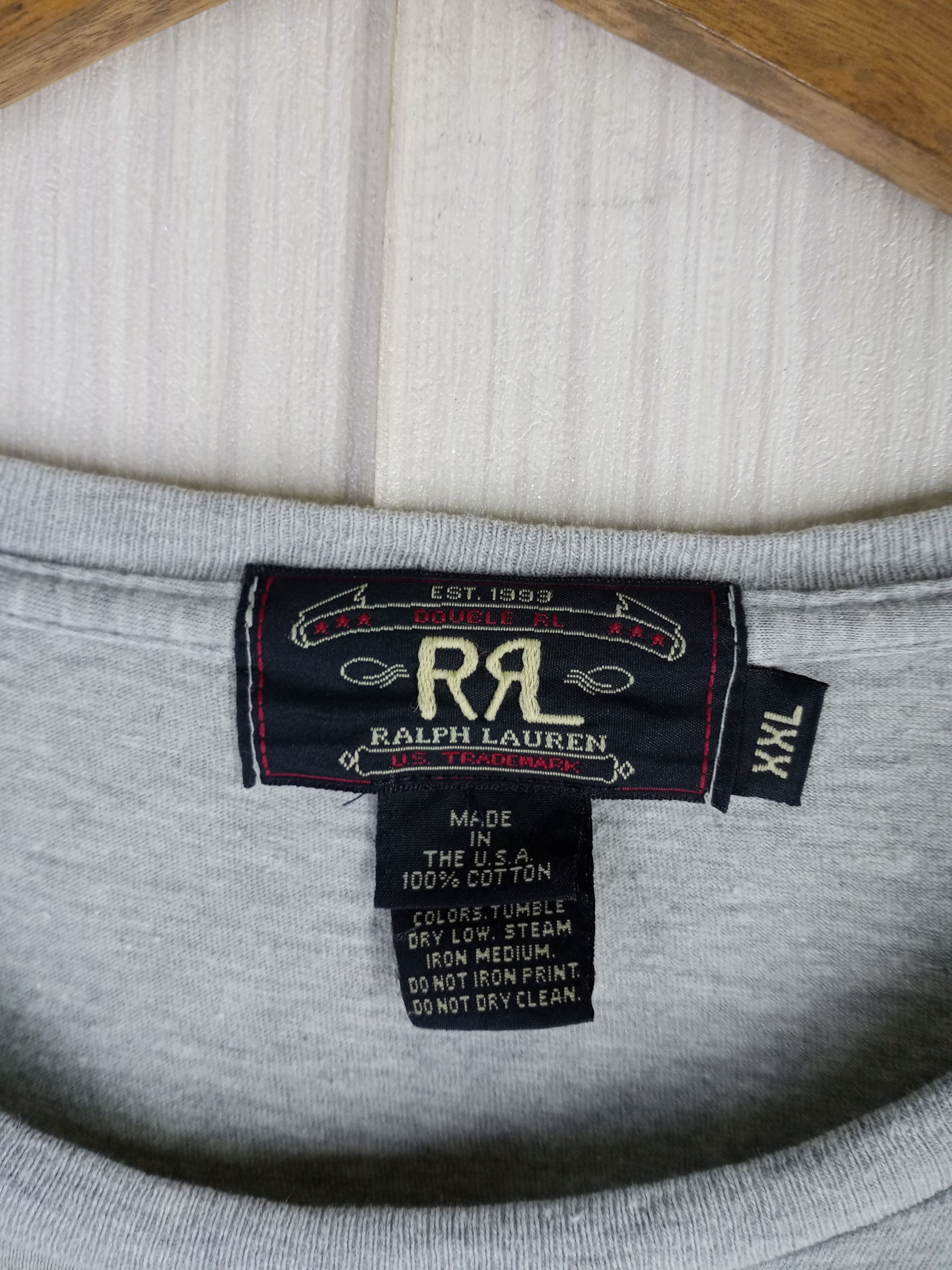 Polo Ralph Lauren Rare Vintage RRL Ralph Lauren Cowboy Rodeo Horse Logo Size US XXL / EU 58 / 5 - 5 Thumbnail