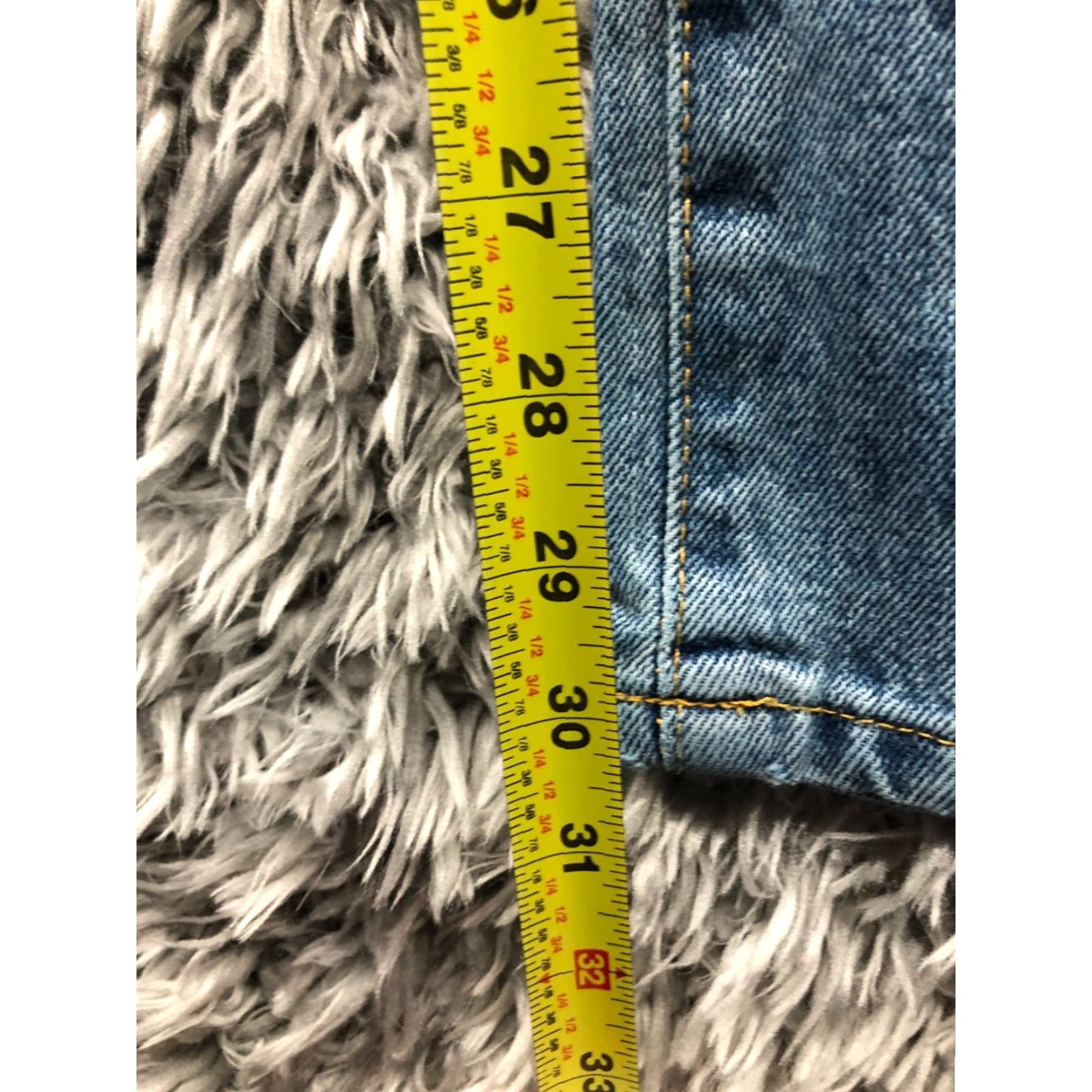 Denime RedHead Jeans Size 36x32 Mens Straight Mid Rise Blue Denim 5-Pocket Regular Waist 36 Inseam 32 Size US 36 / EU 52 - 3 Thumbnail