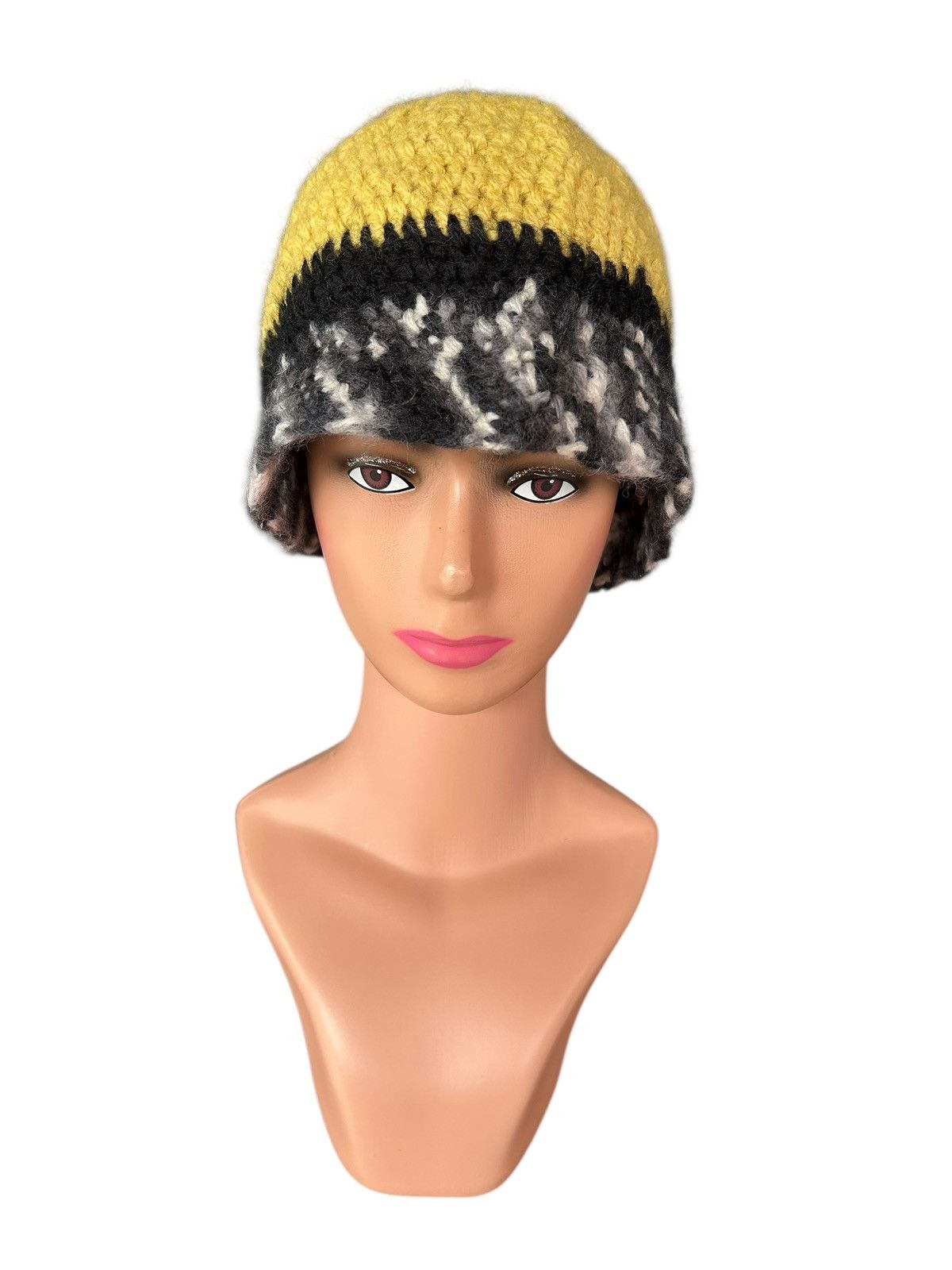 Kapital Crochet Knitted Handmade Beanie Hats Size ONE SIZE - 3 Thumbnail