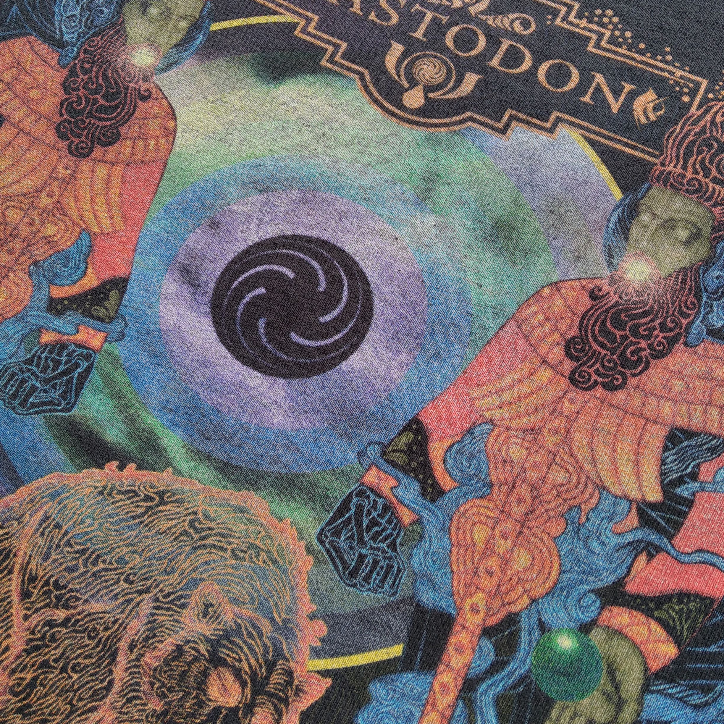 Band Tees Vintage 00's MASTODON "Crack The Skye" Thrashed T-shirt Size US M / EU 48-50 / 2 - 3 Thumbnail