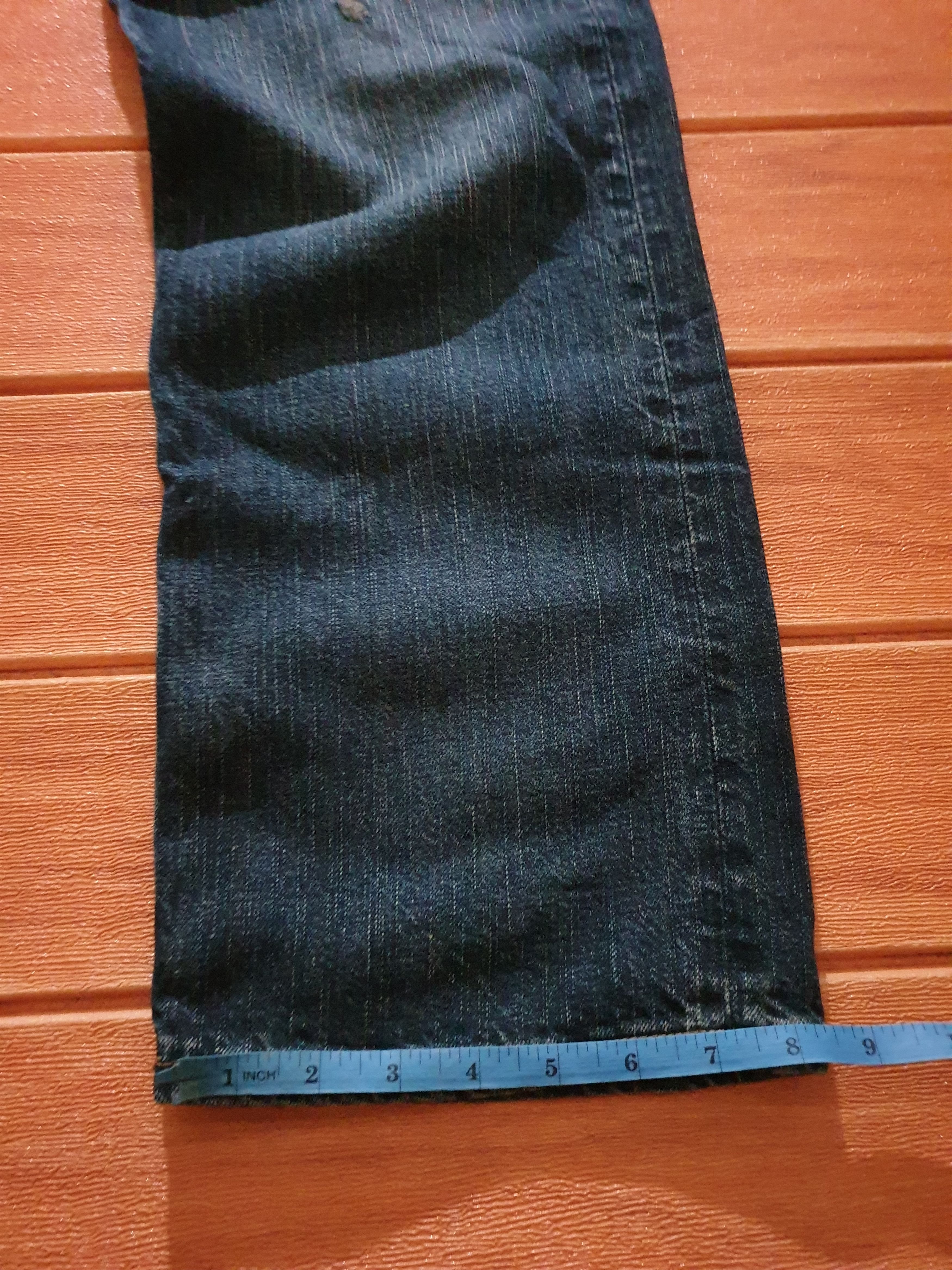 Japanese Brand 💥Koi fish embroidery sukajan denim pant Size US 29 - 5 Thumbnail