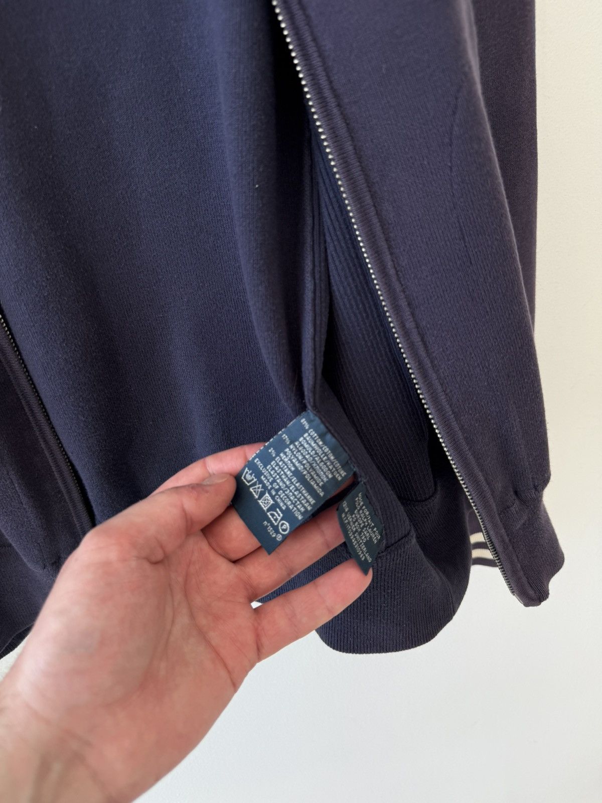 Polo Ralph Lauren Polo Ralph Lauren Vintage Full Zip Cotton Knit Sweater Navy Size US M / EU 48-50 / 2 - 10 Thumbnail