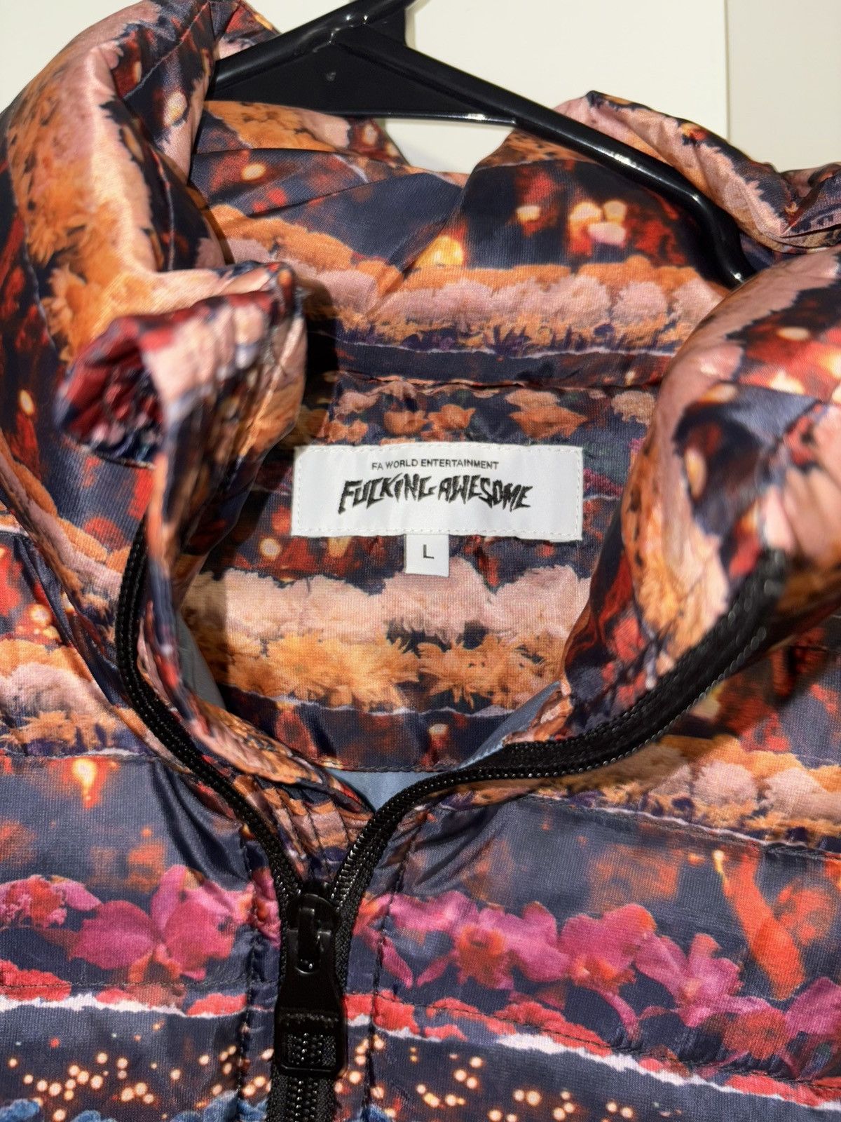 Fucking Awesome Fucking Awesome Multicolor Puffer Jacket Lightweight Size US L / EU 52-54 / 3 - 3 Thumbnail